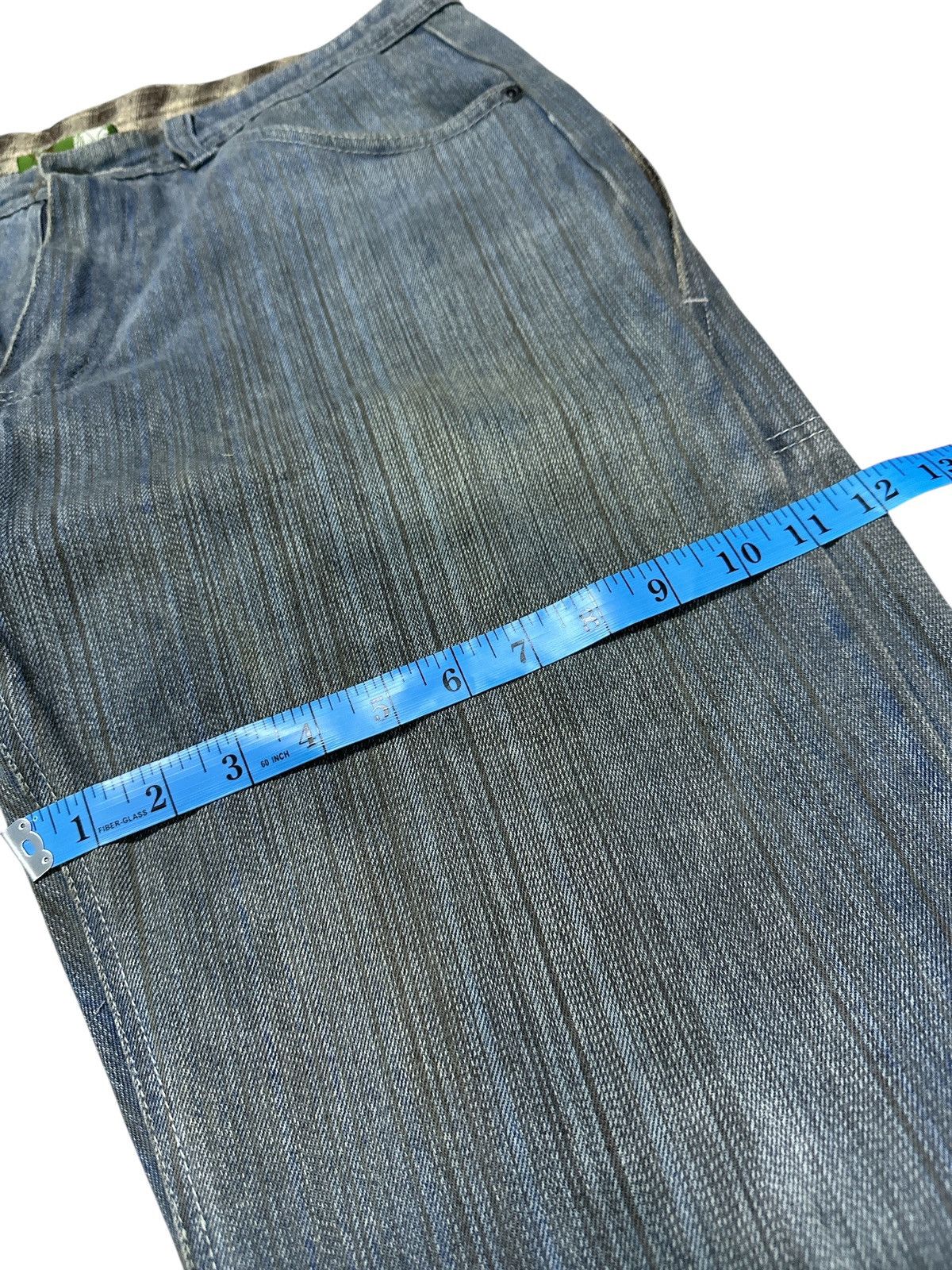 Kapital Blue Stripe Indigo Multipocket Baggy Denim Flip The scrips. Size US 36 / EU 52 - 7 Thumbnail