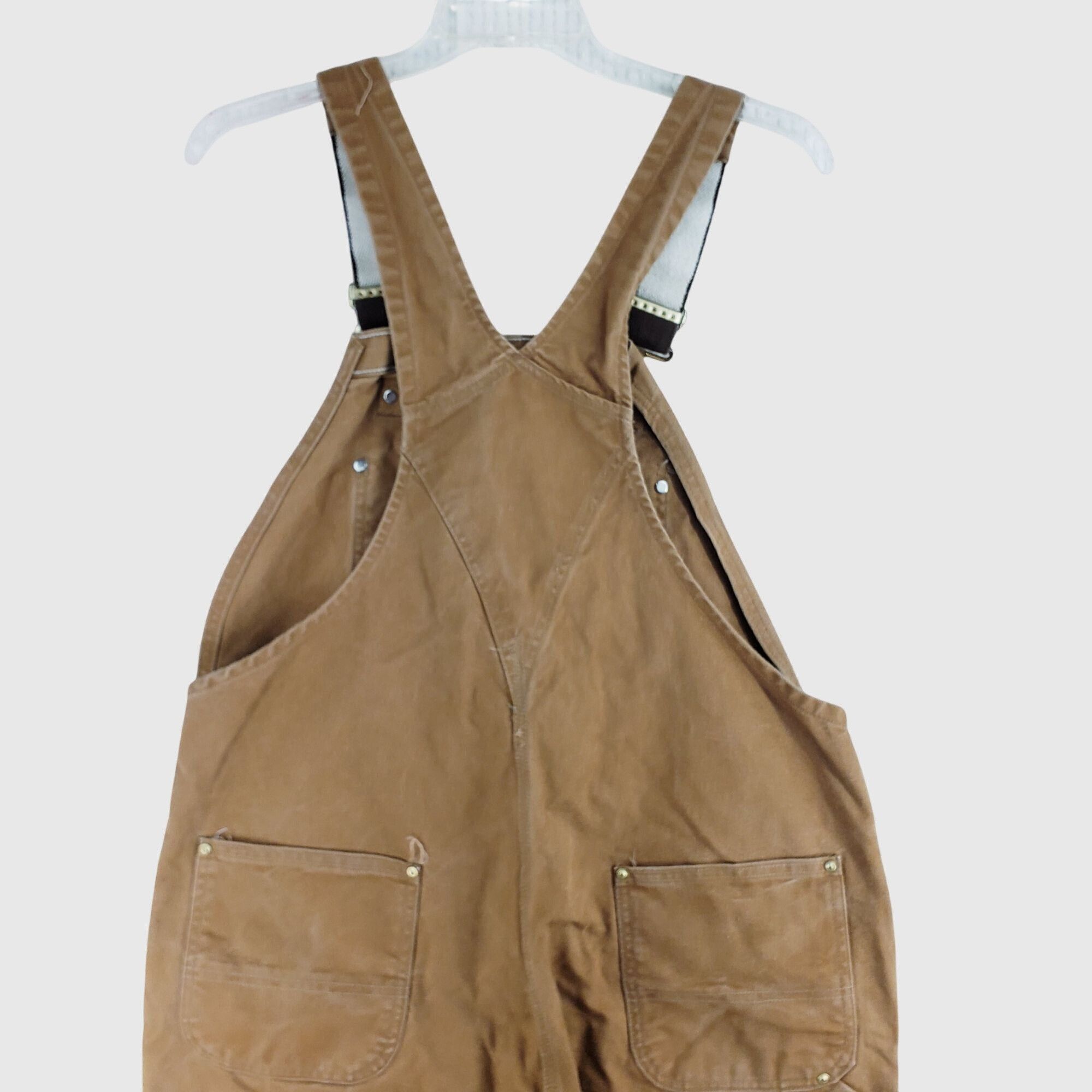 Carhartt Vintage Carhartt R46 Duck Canvas Overalls Brown 42x32 Size US 42 / EU 58 - 4 Thumbnail