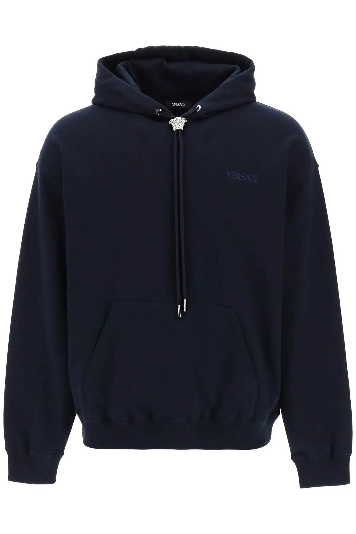 image of Versace O1S22I1N0124 La Medusa Hoodie In Blue, Men's (Size Small)