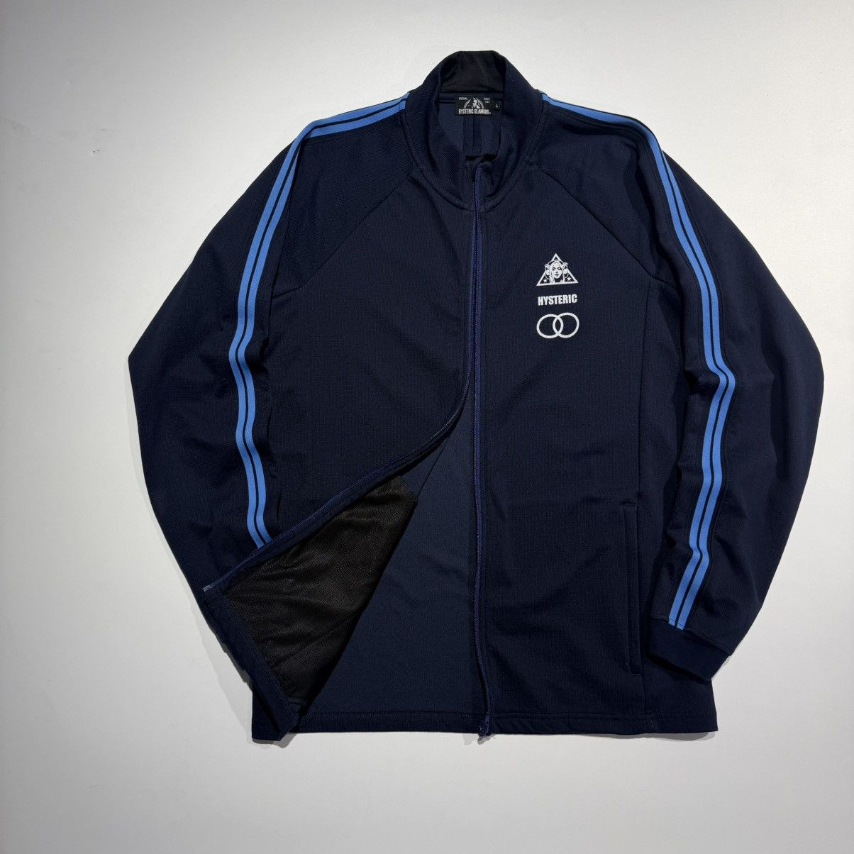 Hysteric Glamour Rare Hysteric Glamour Navy Track Jacket Size US L / EU 52-54 / 3 - 5 Thumbnail