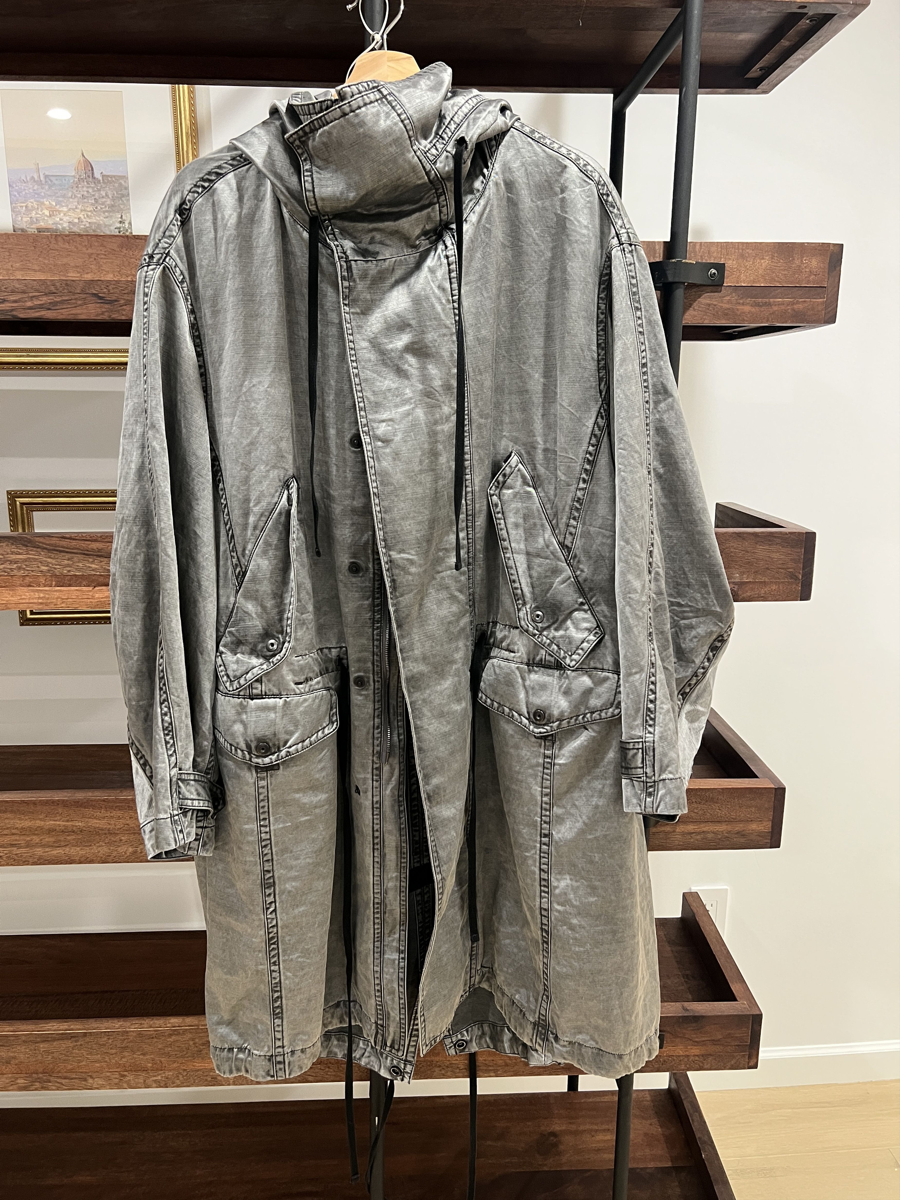 Julius 927COM1-G Ash Gray / Mods Coat Size US S / EU 44-46 / 1 - 3 Thumbnail