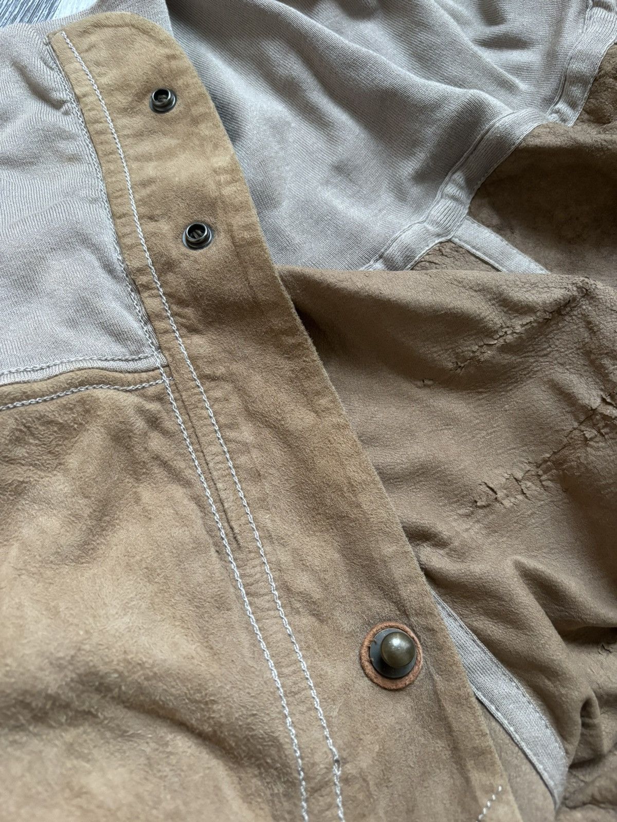 Isaac Sellam Experience Isaac Sellam Experience Deerskin Leather Cardigan Jacket Size US M / EU 48-50 / 2 - 16 Thumbnail