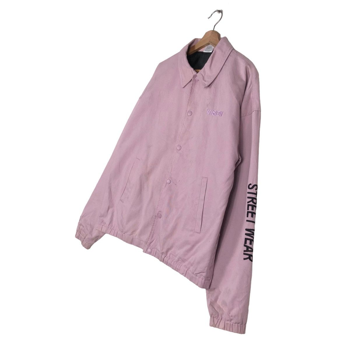 Japanese Brand 🔥Vintage Button Jacket Vision Street wear Big Logo Size US M / EU 48-50 / 2 - 2 Thumbnail