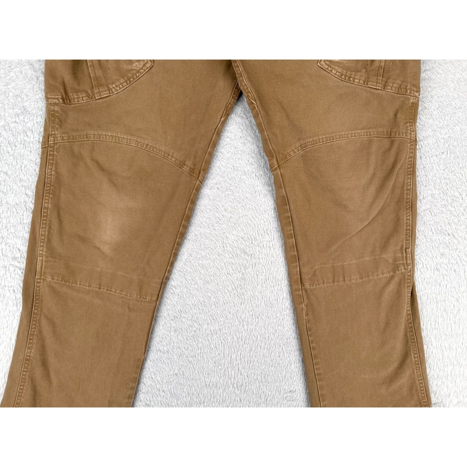 Doublet Brown Tactical Pants Men 34x30 Cargo Canvas Workwear Comfort Pockets Army Size US 34 / EU 50 - 3 Thumbnail