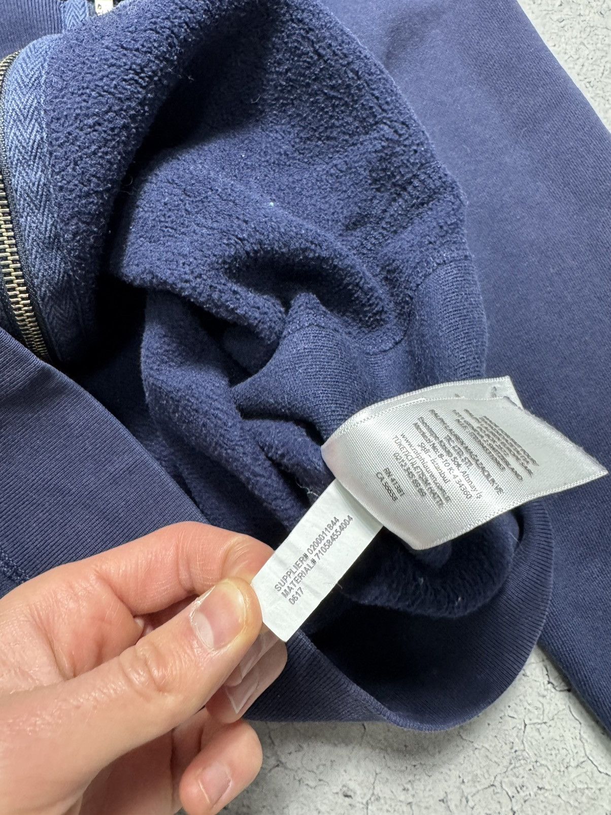 Polo Ralph Lauren × Ralph Lauren × Vintage Polo Ralph Lauren Hype Vintage Full Zip Hoodie PRL Y2K Navy Size US M / EU 48-50 / 2 - 10 Thumbnail