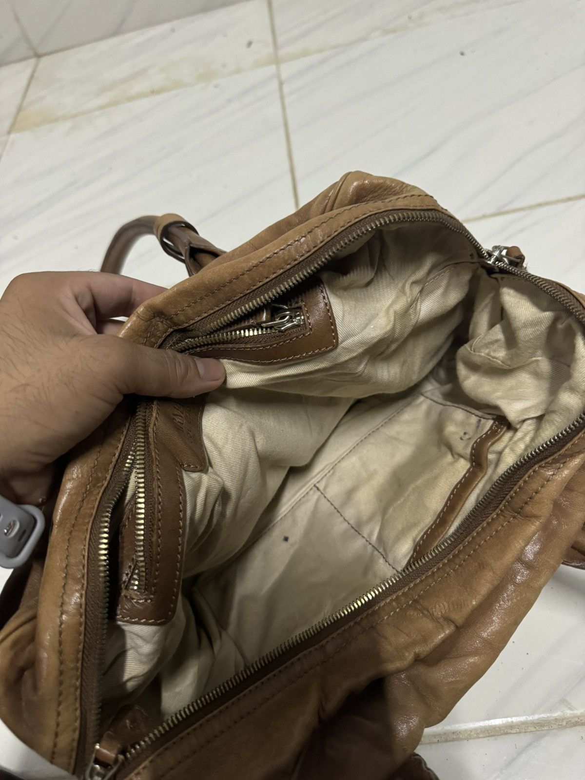 Armani Exchange × Leather ARMANI EXCHANGE SOFT LEATHER SHOULDER BAG Size ONE SIZE - 12 Thumbnail