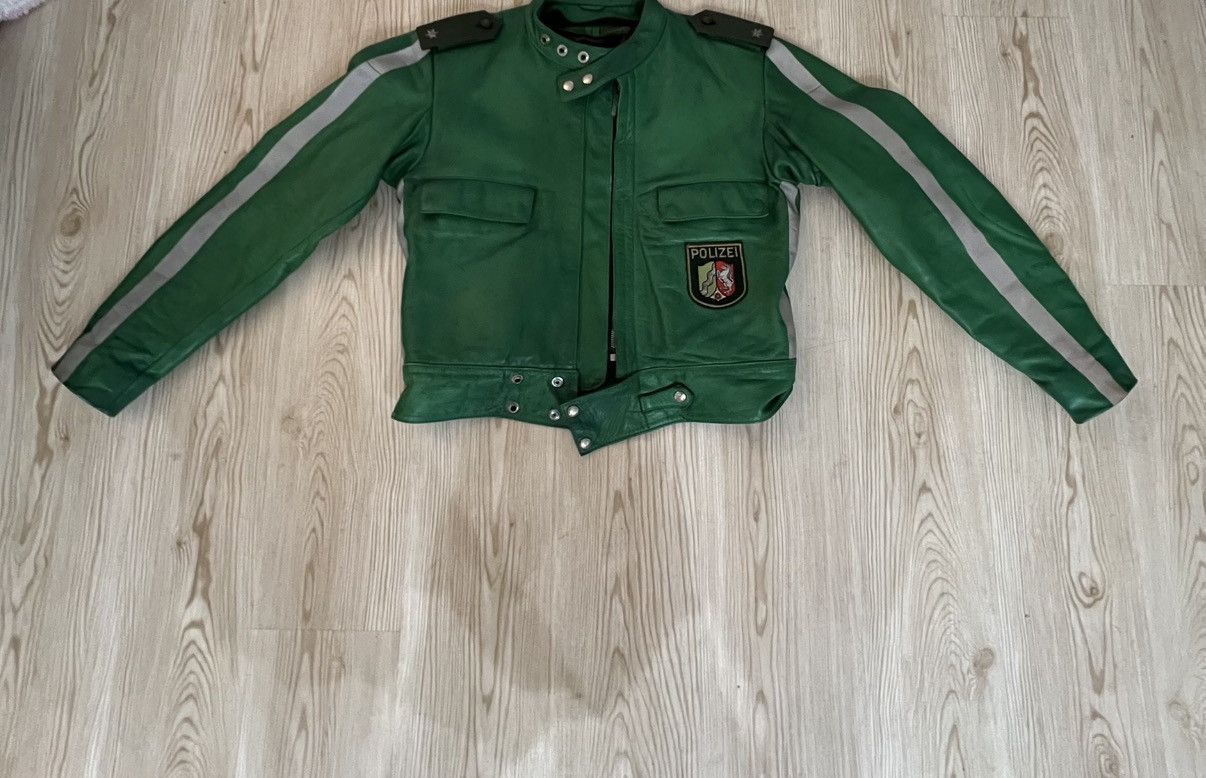 Vintage Vintage German Police Leather Jacket and Pants size M Size US M / EU 48-50 / 2 - 2 Thumbnail