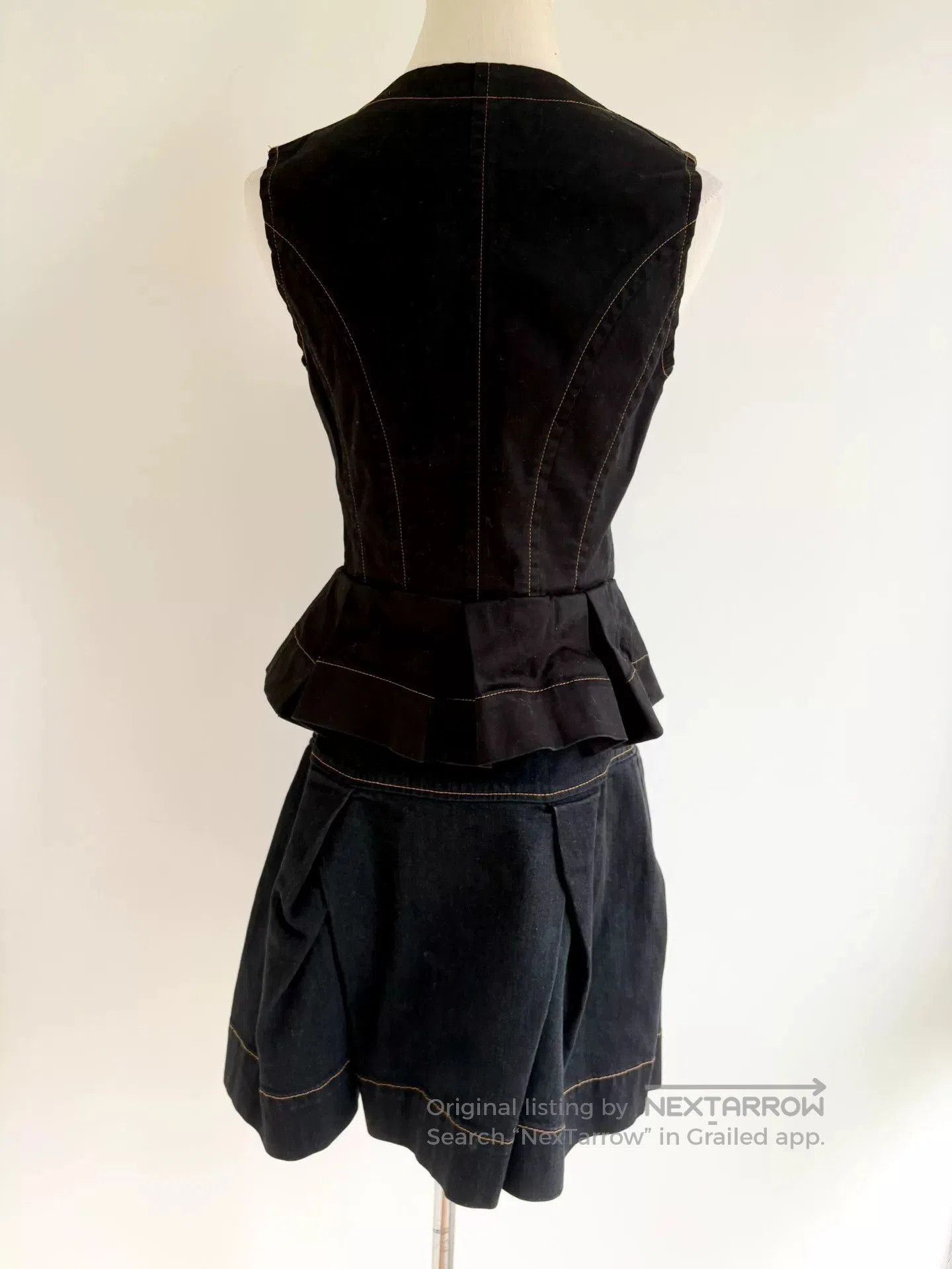 Vivienne Westwood vivienne westwood black denim corset vest. Size M / US 6-8 / IT 42-44 - 4 Thumbnail