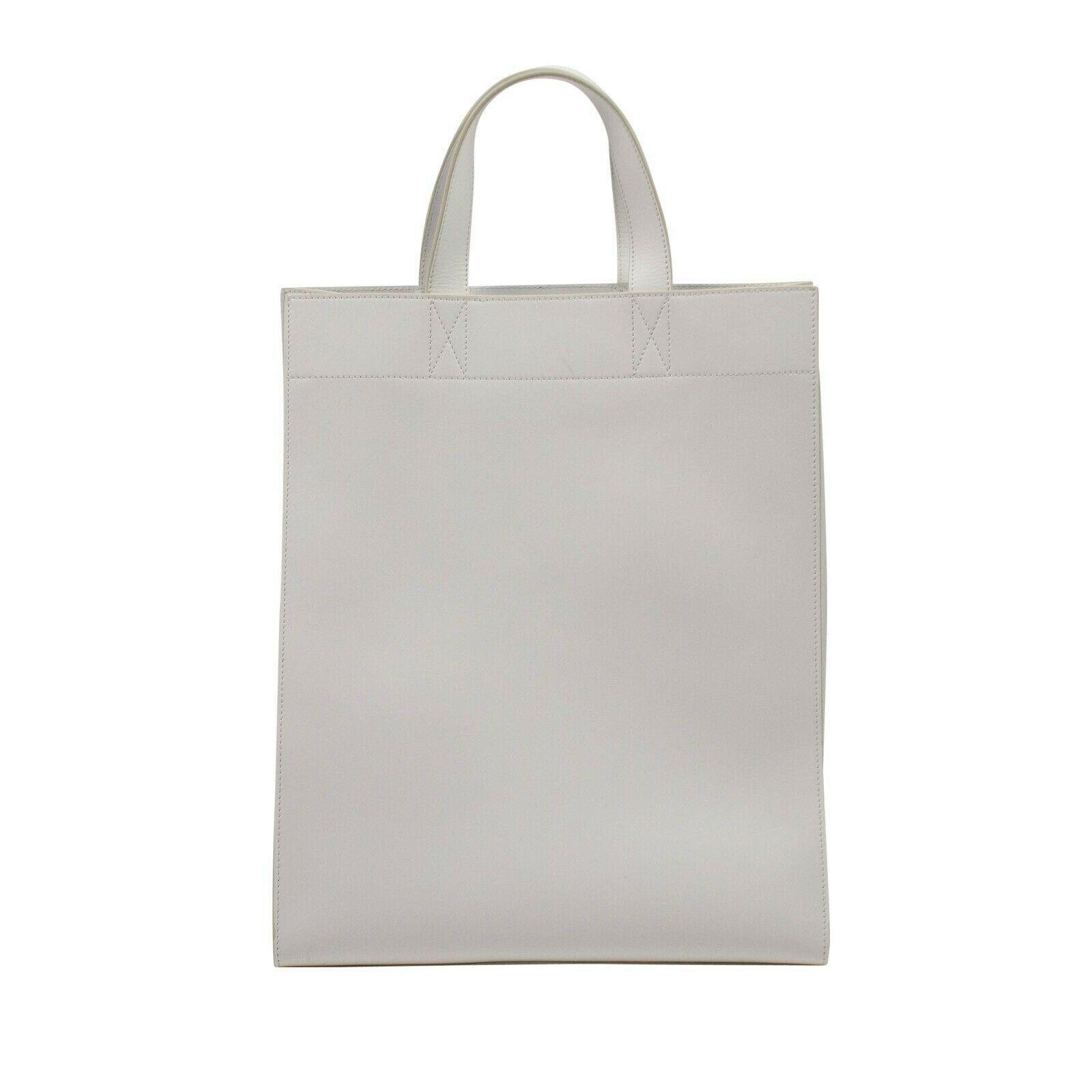 A_PLAN_APPLICATION NWT A PLAN APPLICATION COTTON OPTIC WHITE TOTE BAG SIZE OS $1750 Size ONE SIZE - 1 Thumbnail