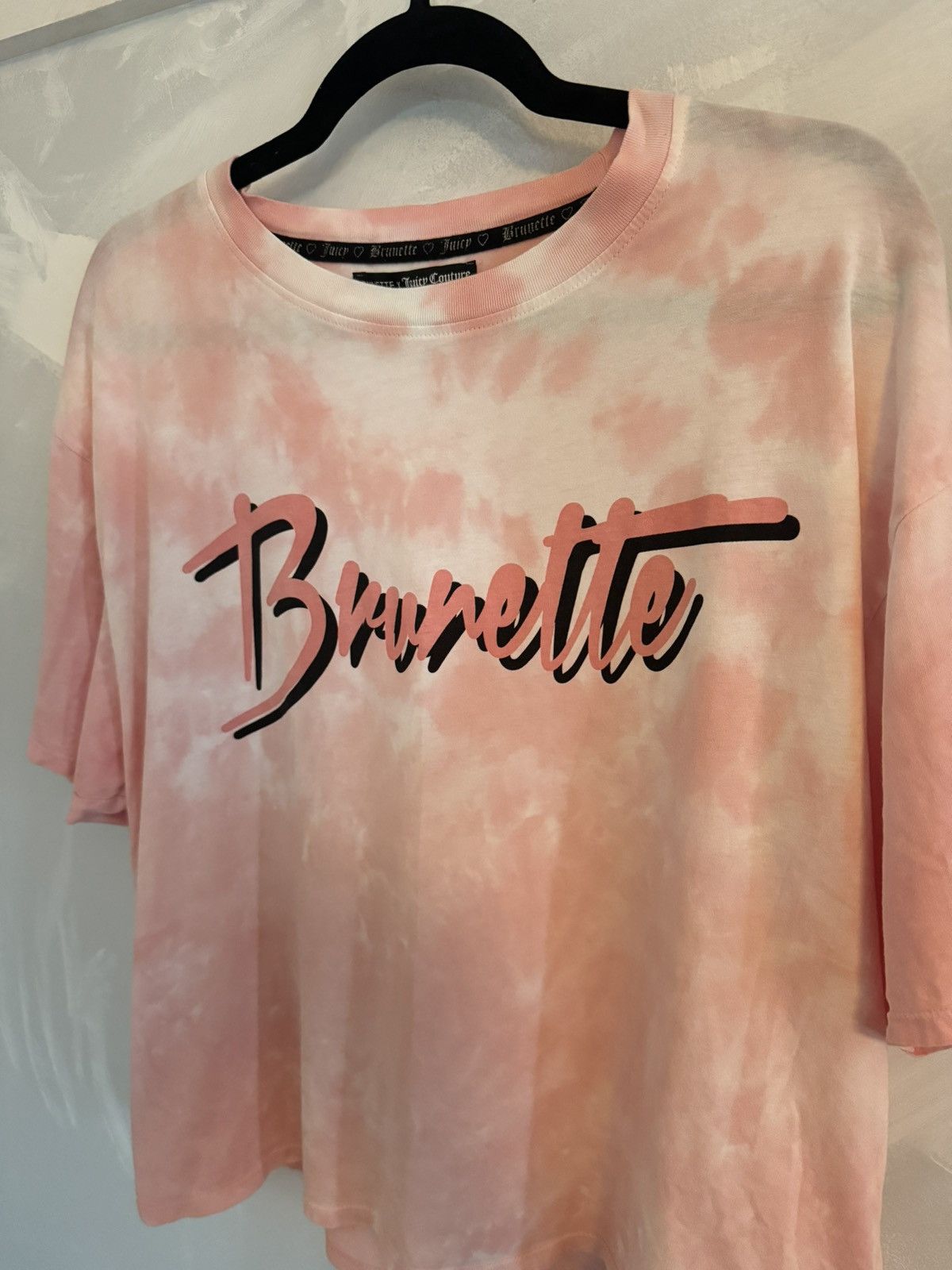 Juicy Couture Jeans Juicy Couture Jeans x Brunette Pink Oversized T-Shirt Tye Size US L / EU 52-54 / 3 - 2 Thumbnail