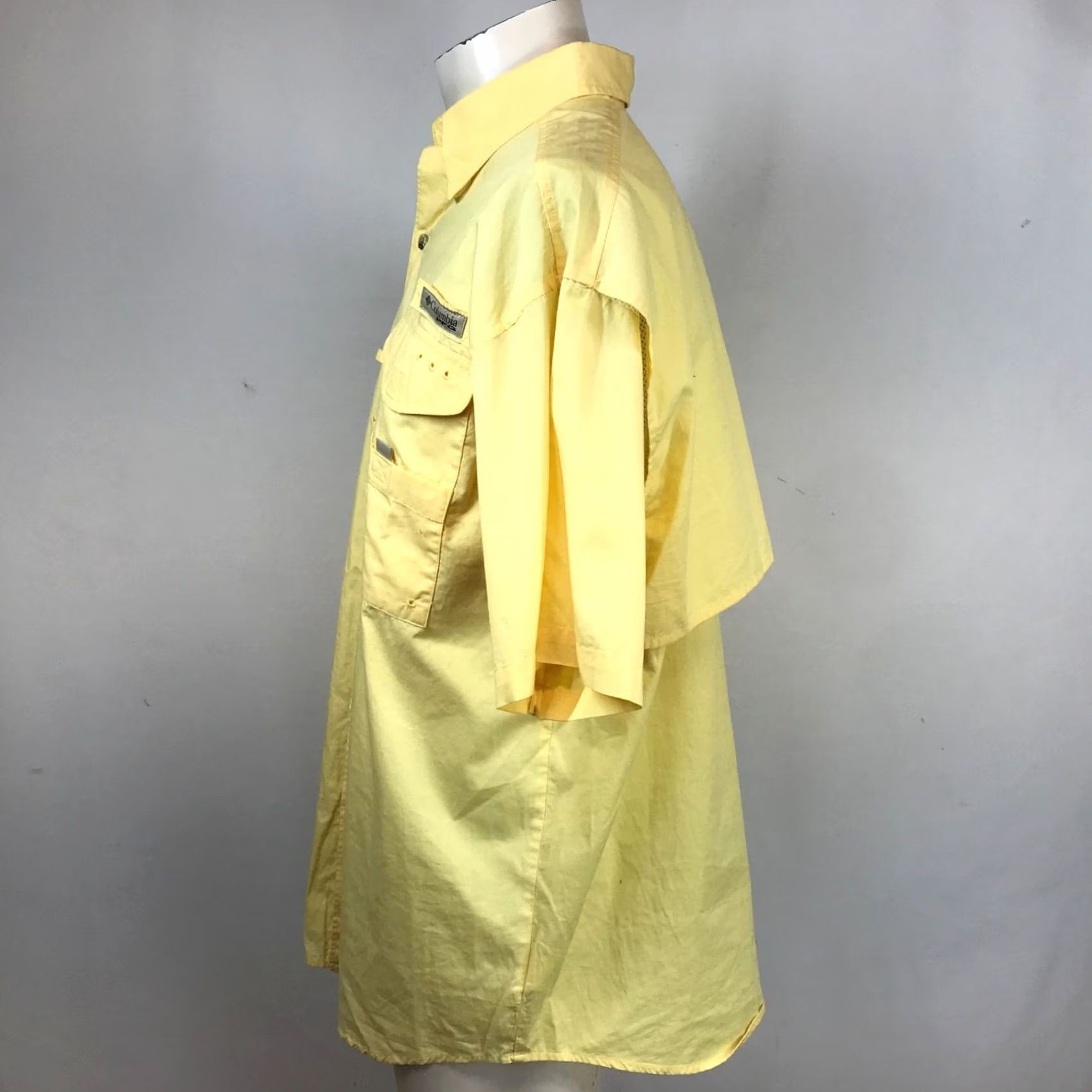 Vintage Columbia Mens Medium Yellow Short Sleeve Collared Button PFG Shirt Size US M / EU 48-50 / 2 - 6 Thumbnail