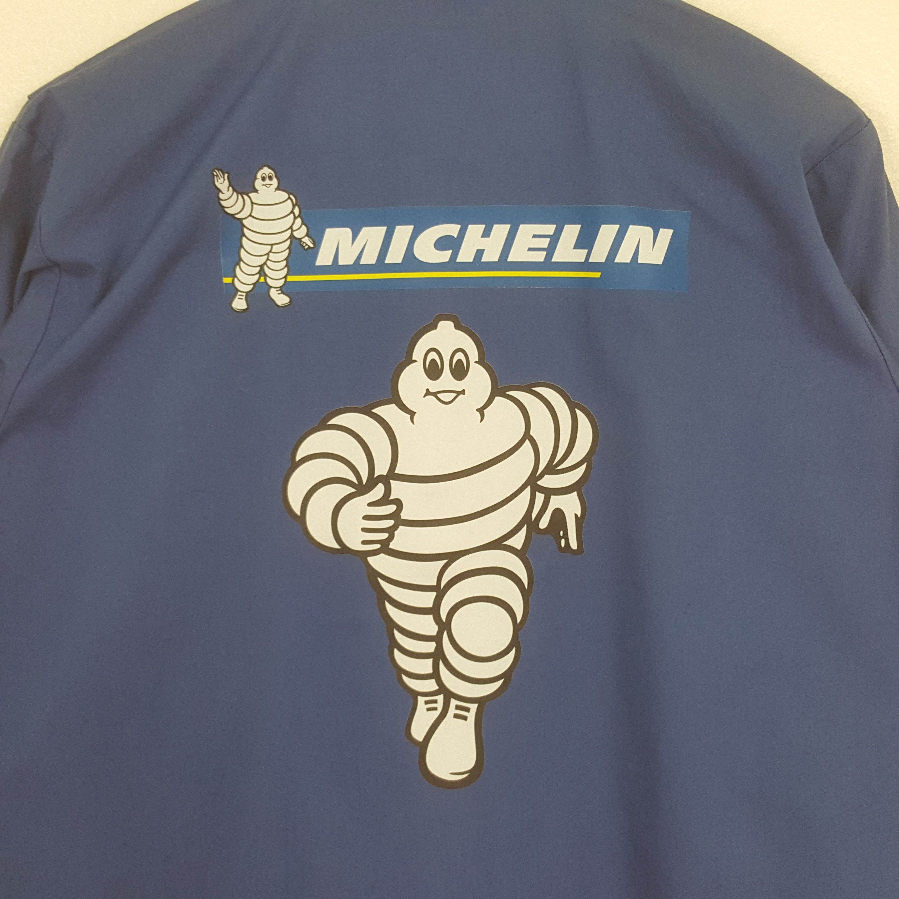 Japanese Brand Vintage Michelin Racing Tyre Work Custom Jacket C317N8 Size US M / EU 48-50 / 2 - 2 Thumbnail