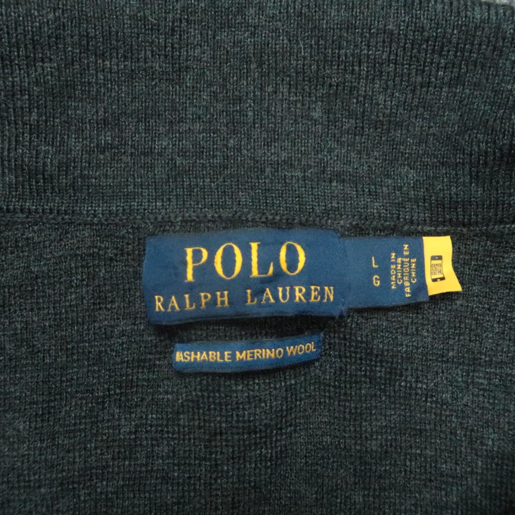 Polo Ralph Lauren Polo Ralph Lauren Sweater Mens Large Gray Washable Merino Wool Jumper Size US L / EU 52-54 / 3 - 3 Thumbnail