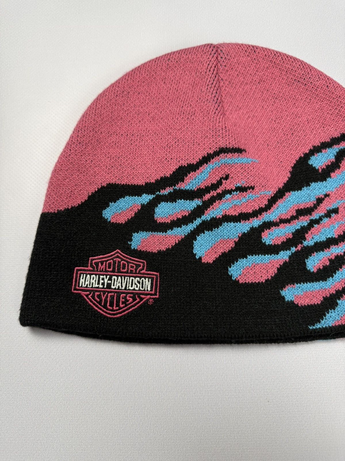 Harley Davidson Vintage Harley Davidson Flame Burn Hat Y2K Size ONE SIZE - 3 Thumbnail
