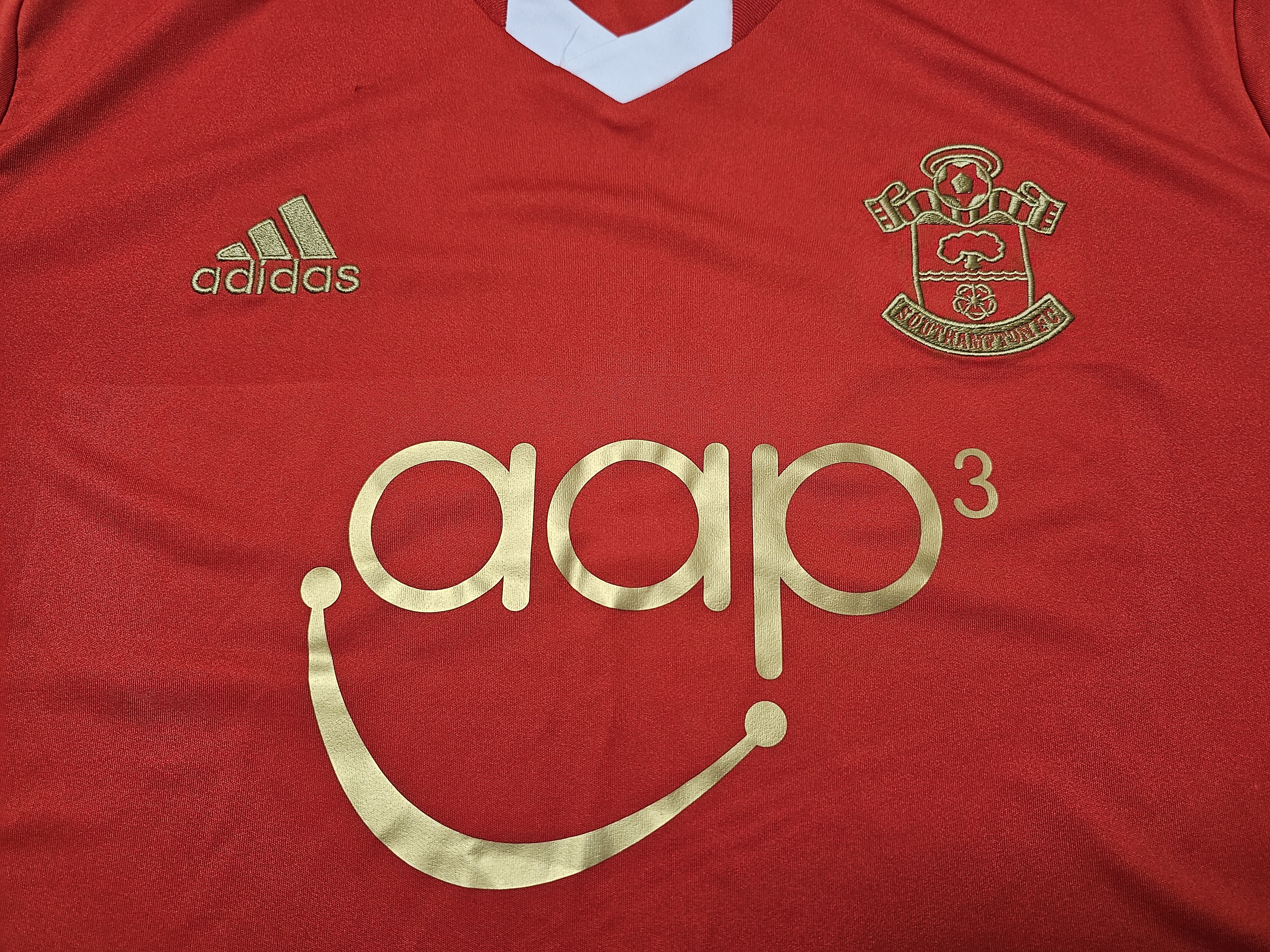 Adidas SOUTHAMPTON 2013 2014 HOME FOOTBALL SHIRT SOCCER JERSEY Size US XL / EU 56 / 4 - 3 Thumbnail