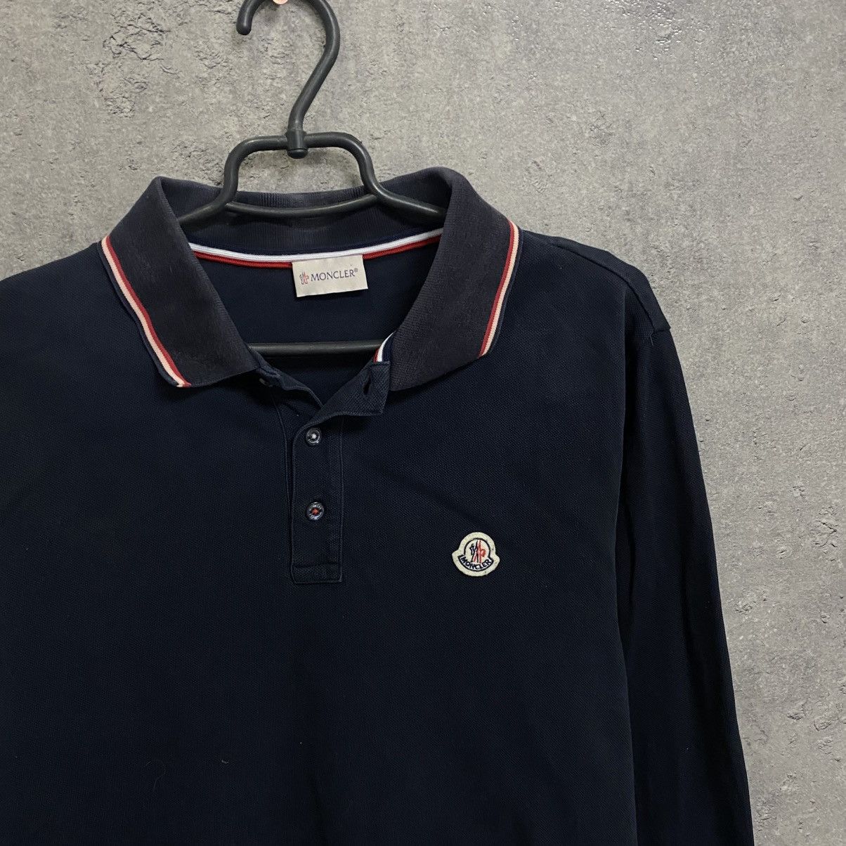 Moncler Moncler Polo Long Sleeve Luxury Size US XL / EU 56 / 4 - 5 Thumbnail