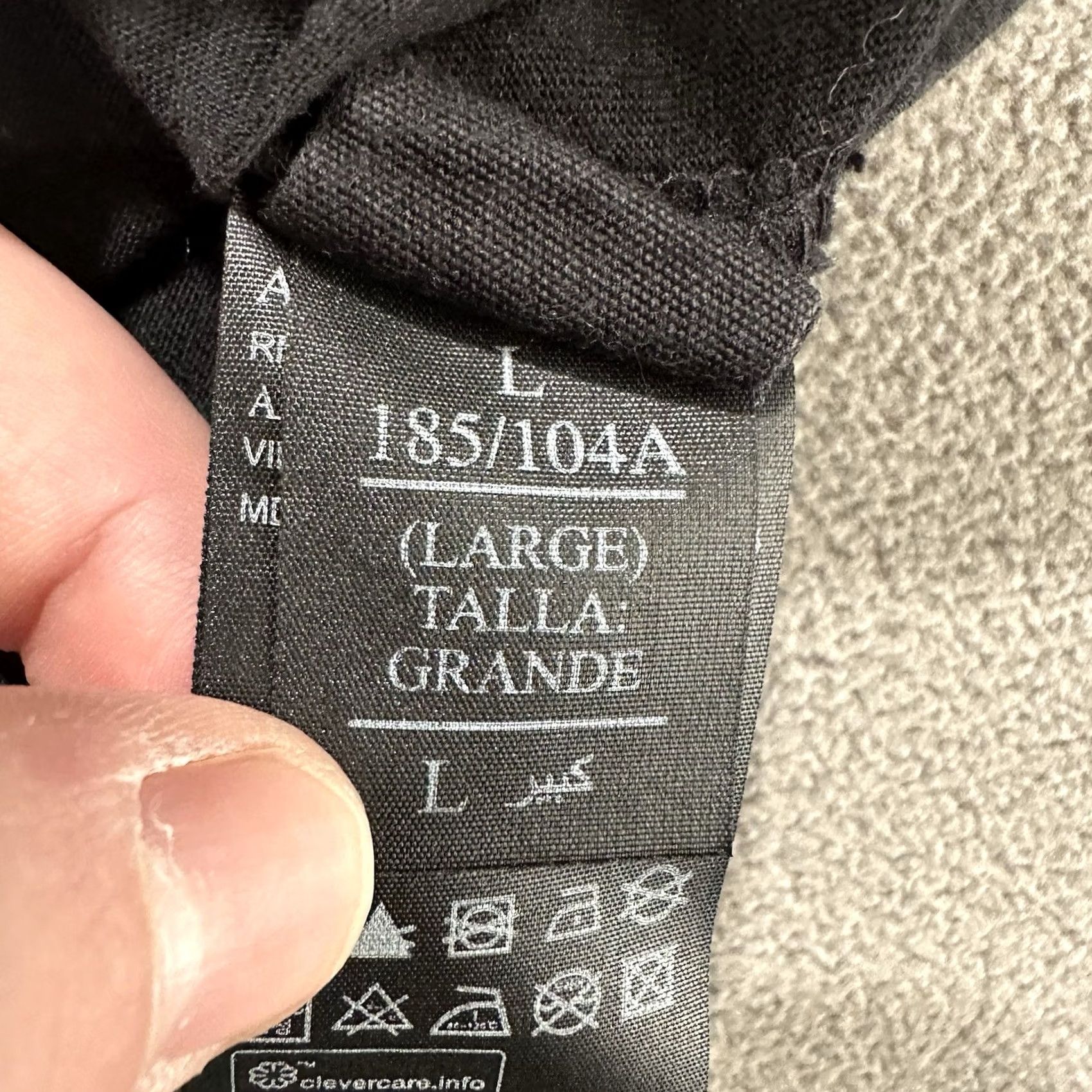 Allsaints AllSaints Polo Shirt Men L Black Vidal Short Sleeve Slim Button Collar 100% Cotton Logo Slimming Casual Size US L / EU 52-54 / 3 - 4 Thumbnail