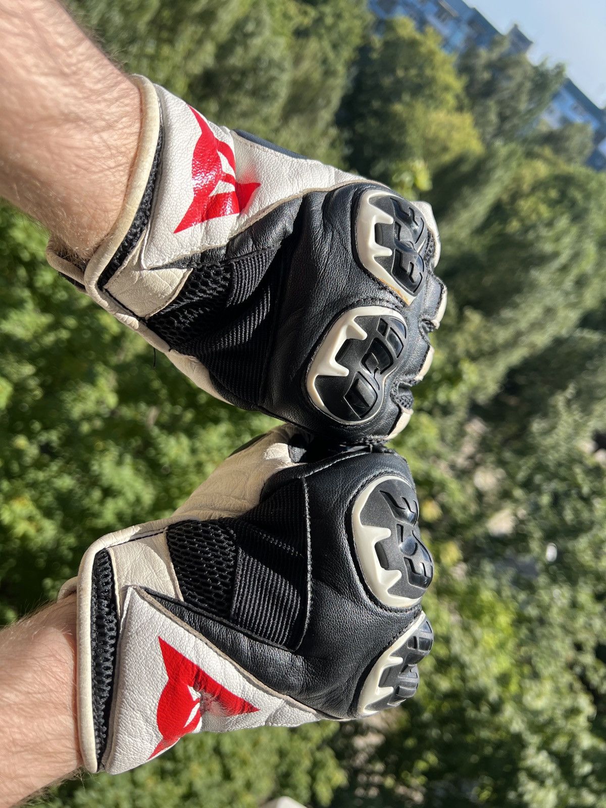 Dainese Vintage Y2K Dainese punk rock biker moto gloves leather