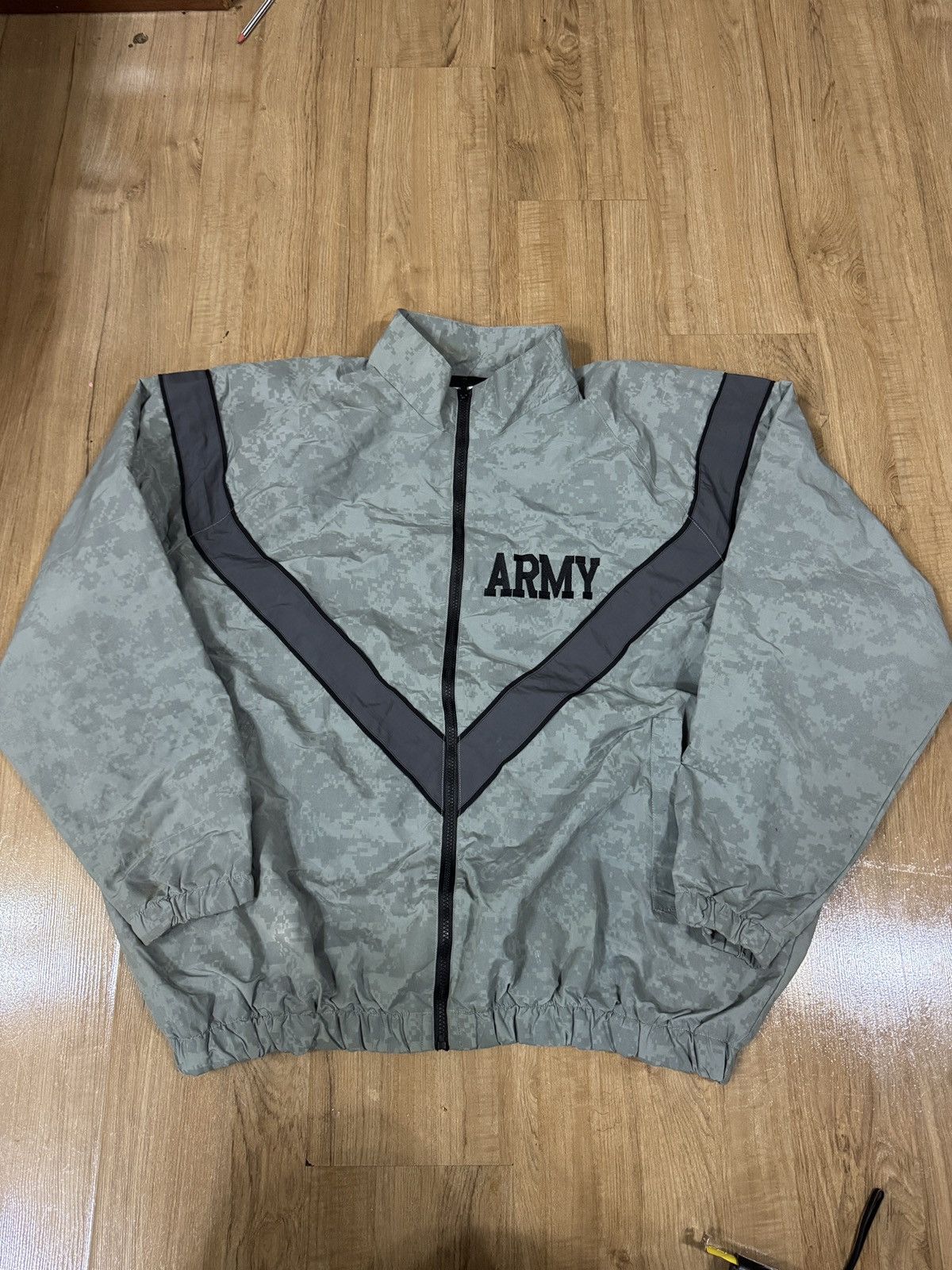 Vintage us army reflective camo windbreaker