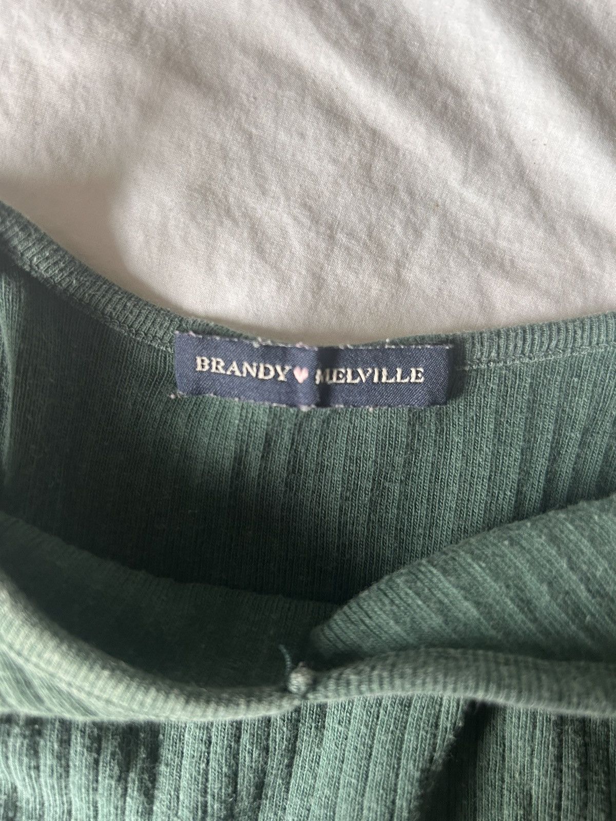 Brandy Melville Green brandy tank top Size S / US 4 / IT 40 - 3 Thumbnail