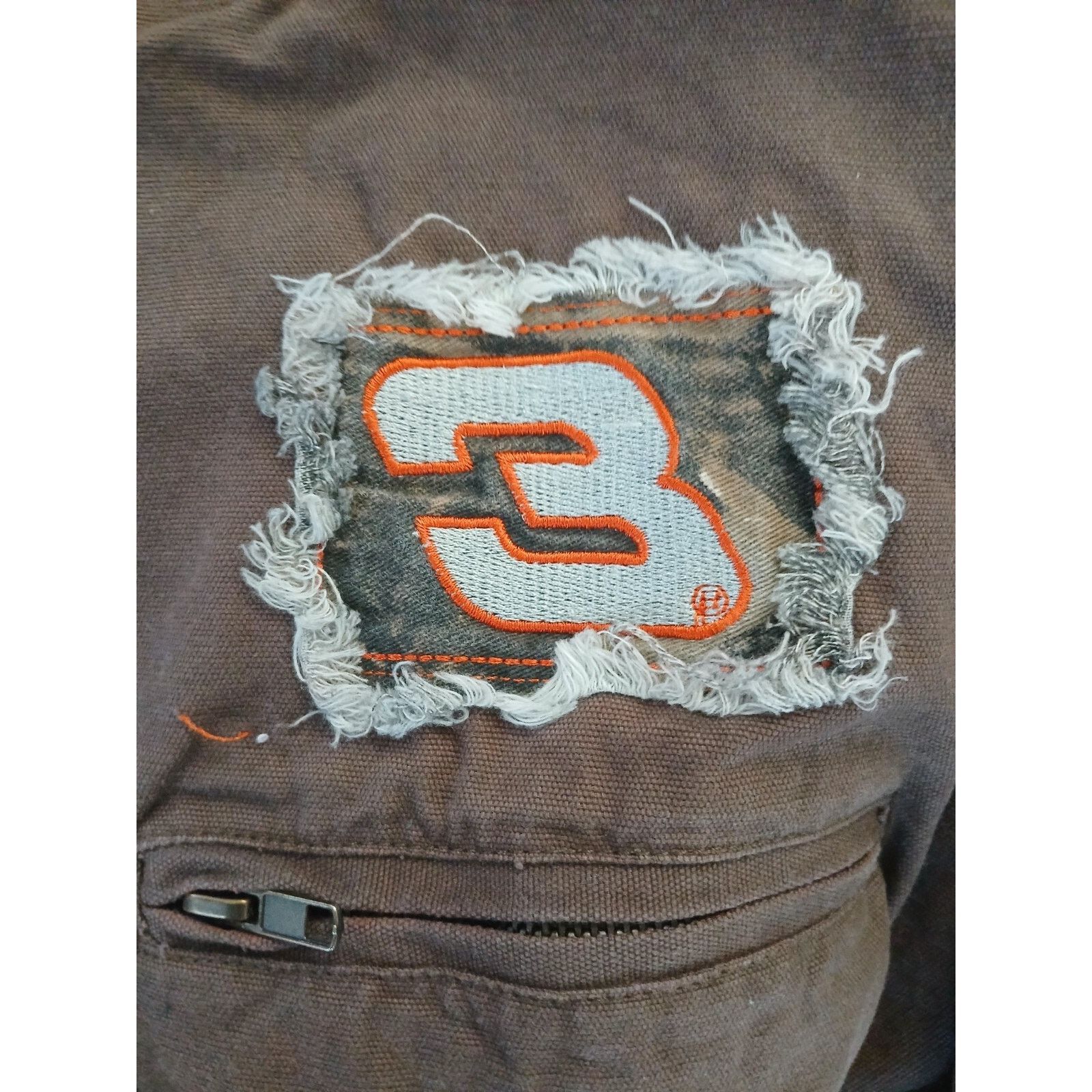 Chase Authentics Dale Earnhardt Sr #3 Duck Canvas NASCAR Work Jacket Men's XL Size US XL / EU 56 / 4 - 4 Thumbnail