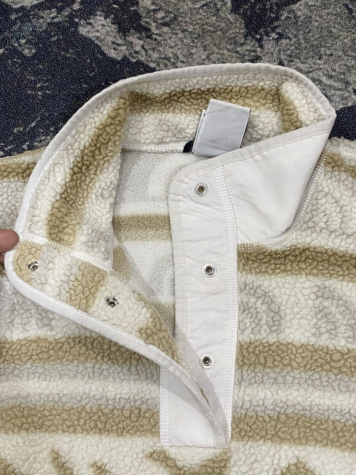 The North Face THE NORTH FACE MULTICOLOUR FLEECE HALF BUTTON JACKET Size XS / US 0-2 / IT 36-38 - 7 Thumbnail