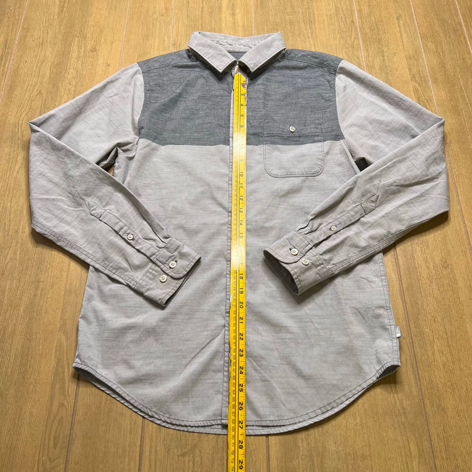The North Face The North Face Button-Down Shirt, Men’s M Gray Long-Sleeve Size US M / EU 48-50 / 2 - 4 Thumbnail