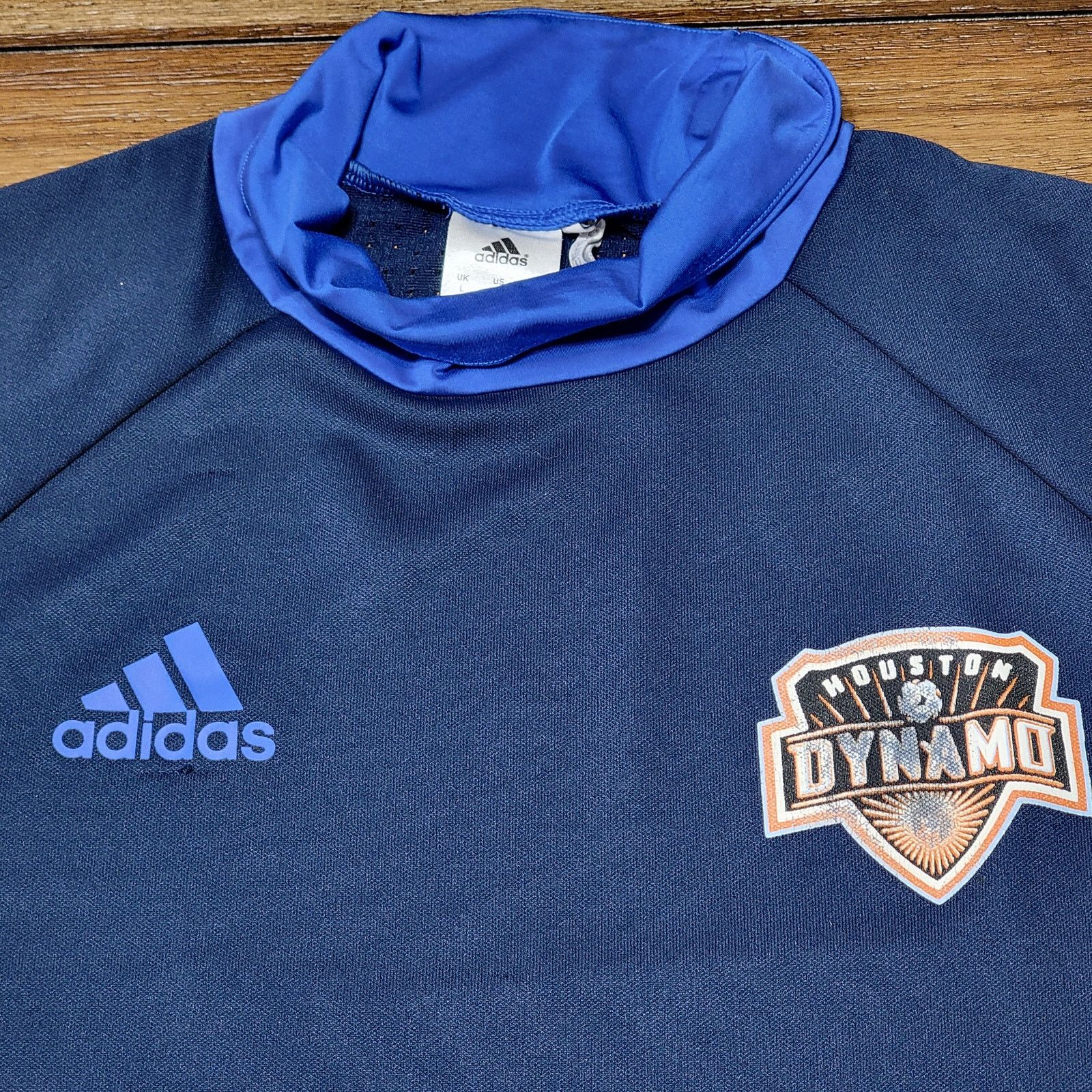 Adidas Houston Dynamo MLS Adidas Men LS Goalkeeper Jersey - Large Size US L / EU 52-54 / 3 - 2 Thumbnail
