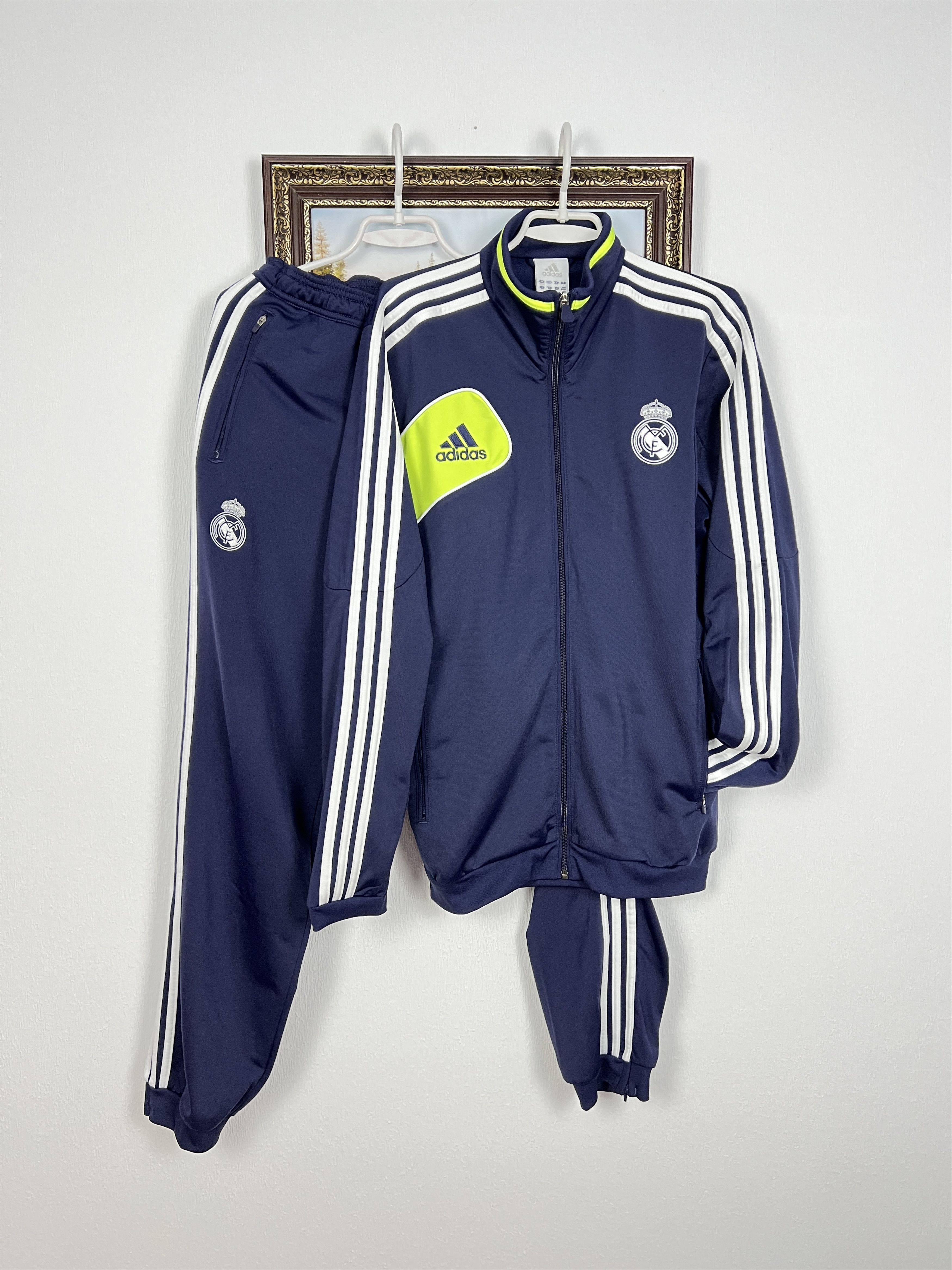 Vintage Adidas Real Madrid Football Suit Soccer Set Sz M