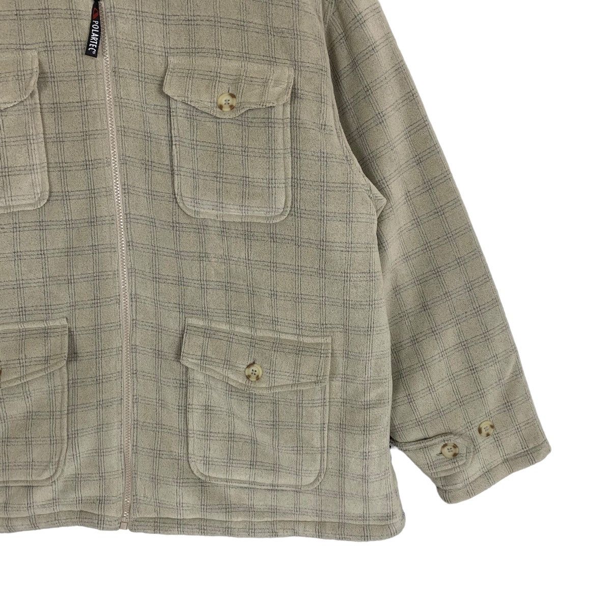 Japanese Brand Vintage Off Shore Polartech Windproof Outdoor Fleece Jacket Size US L / EU 52-54 / 3 - 4 Thumbnail
