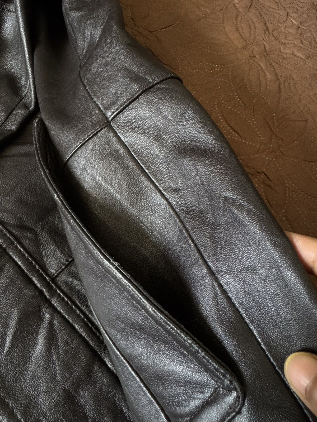 Balmain BALMAIN PARIS LEATHER COAT Size US L / EU 52-54 / 3 - 18 Thumbnail