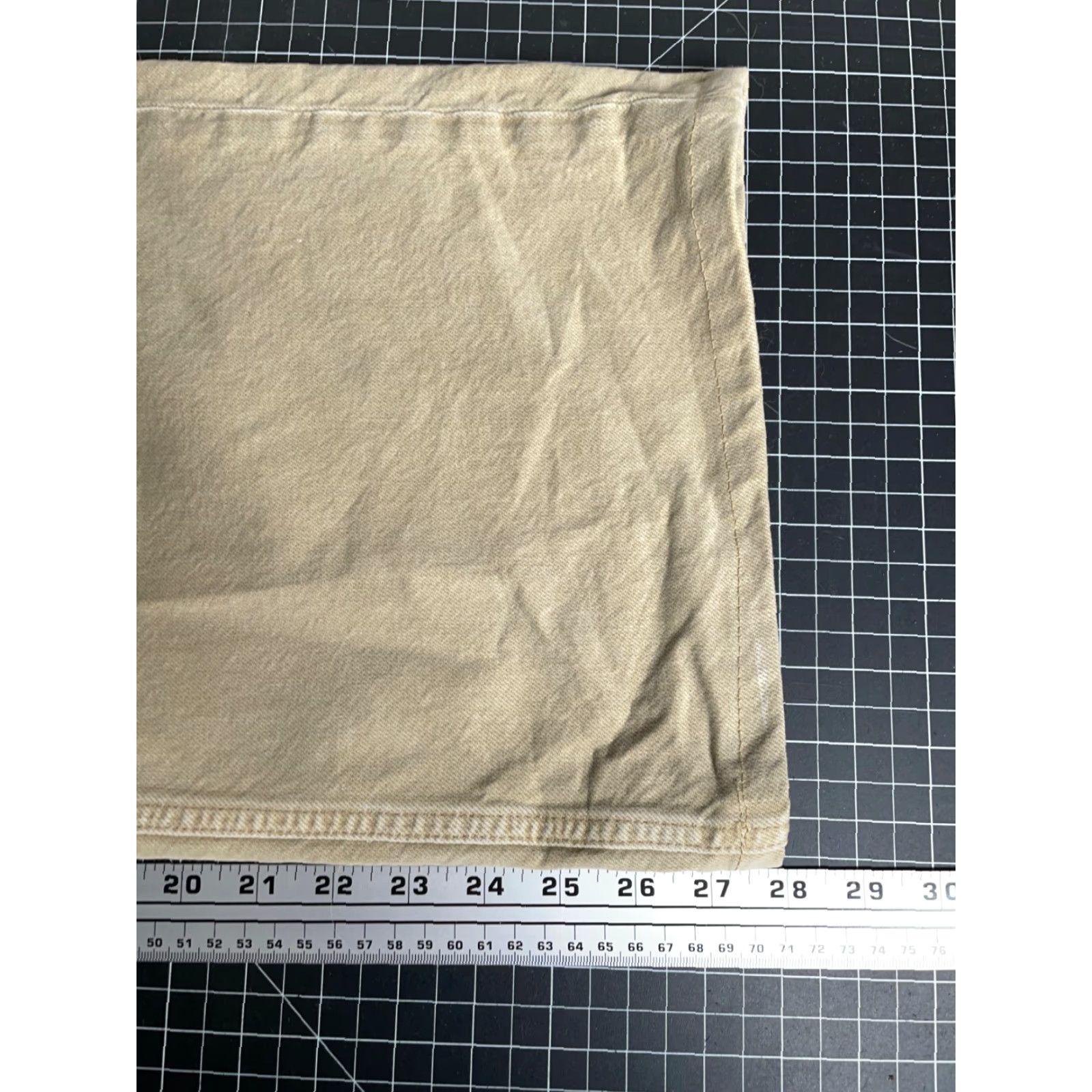 Vintage We The Free Barrel Jeans Women Regular 31 Beige Denim 5-Pocket Button Fly Wide-Leg High Rise Inseam 28" Vintage: No Size 24" / US 00 / IT 34 - 6 Thumbnail