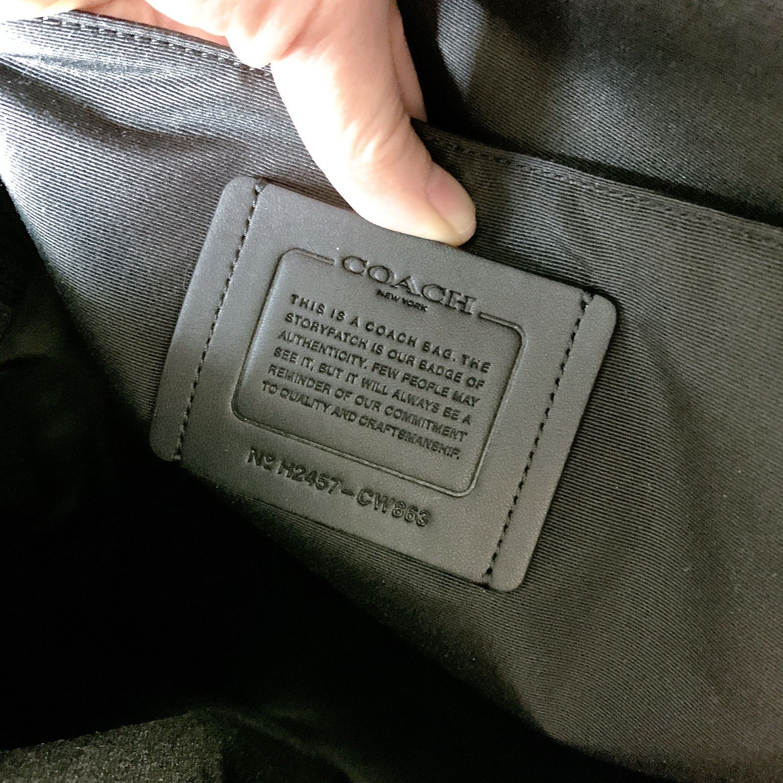 Coach Coach CW446 Edge Backpack In Signature Canvas IN Deep Blue Size ONE SIZE - 8 Thumbnail