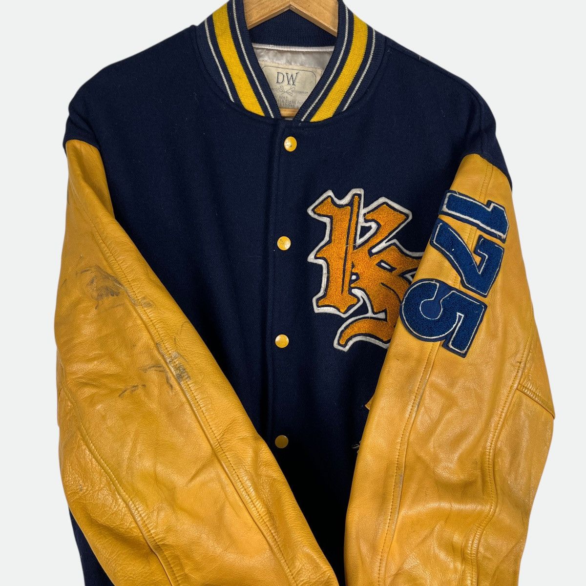 Japanese Brand 🔥 Vintage David WorkShot Varsity Stadium Bomber Jacket Size US L / EU 52-54 / 3 - 8 Thumbnail