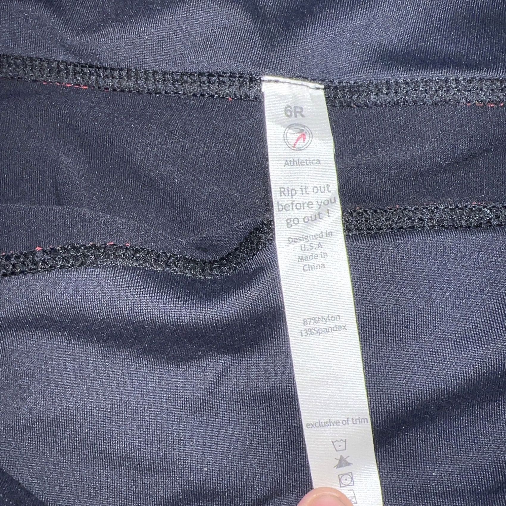 Vintage lululemon athletica Sweatpants Women Black 6R Athletica Sarah Johnson Stretchy Activewear Pants Size 6 Women Size 28" / US 6 / IT 42 - 3 Thumbnail