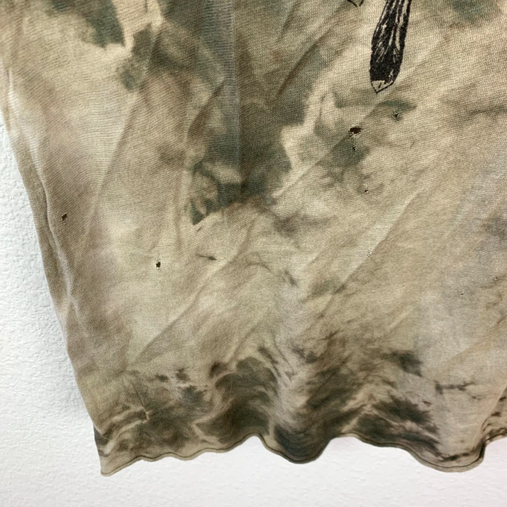 Vintage Crash & Burn Y2K Eagle Graphic Sleeveless Top Women's Brown Shirt S/M Size S / US 4 / IT 40 - 2 Thumbnail