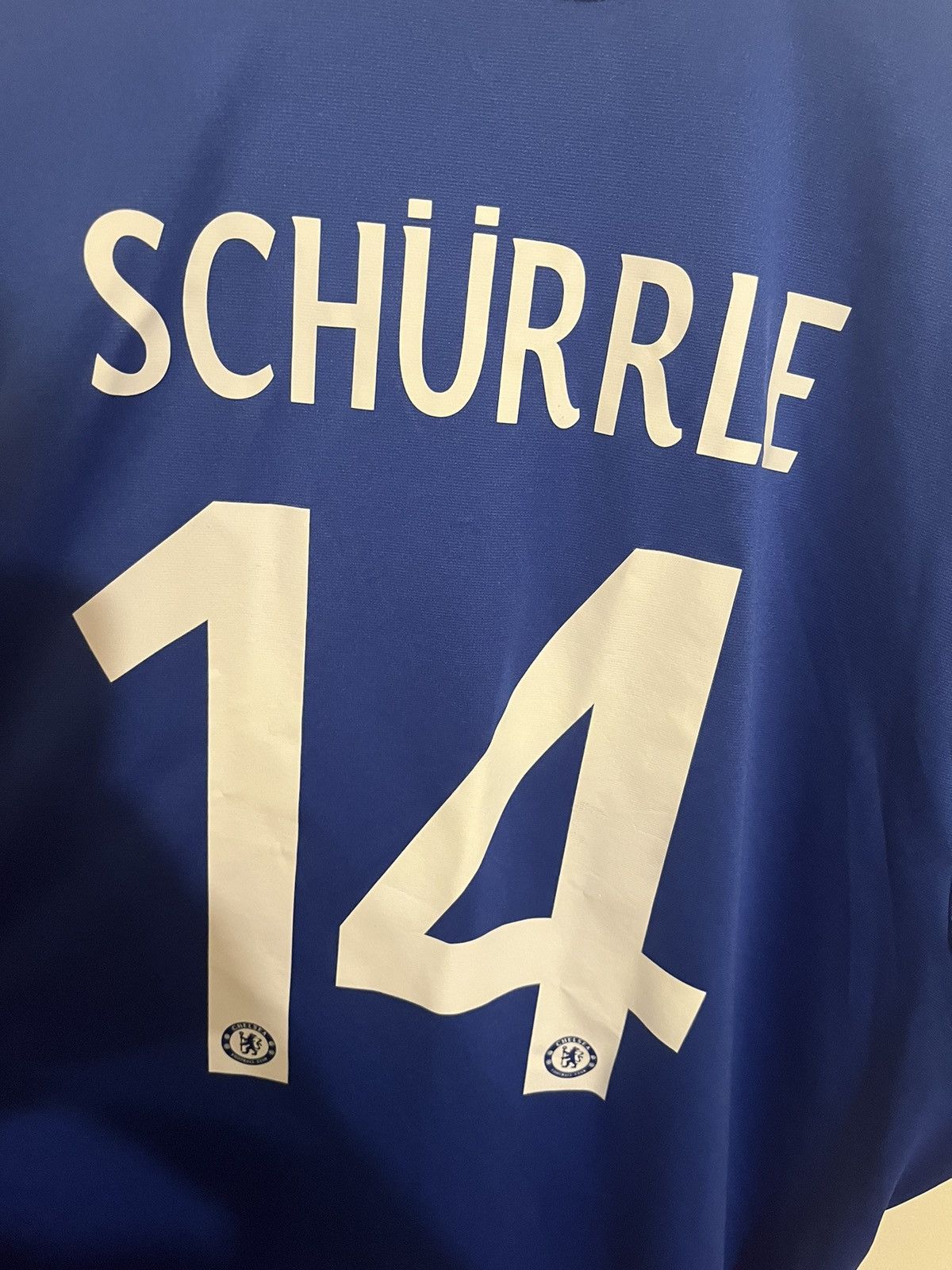 Adidas Chelsea 2013 super cup player issue shirt #14 Schürrle Size US XXL / EU 58 / 5 - 7 Thumbnail