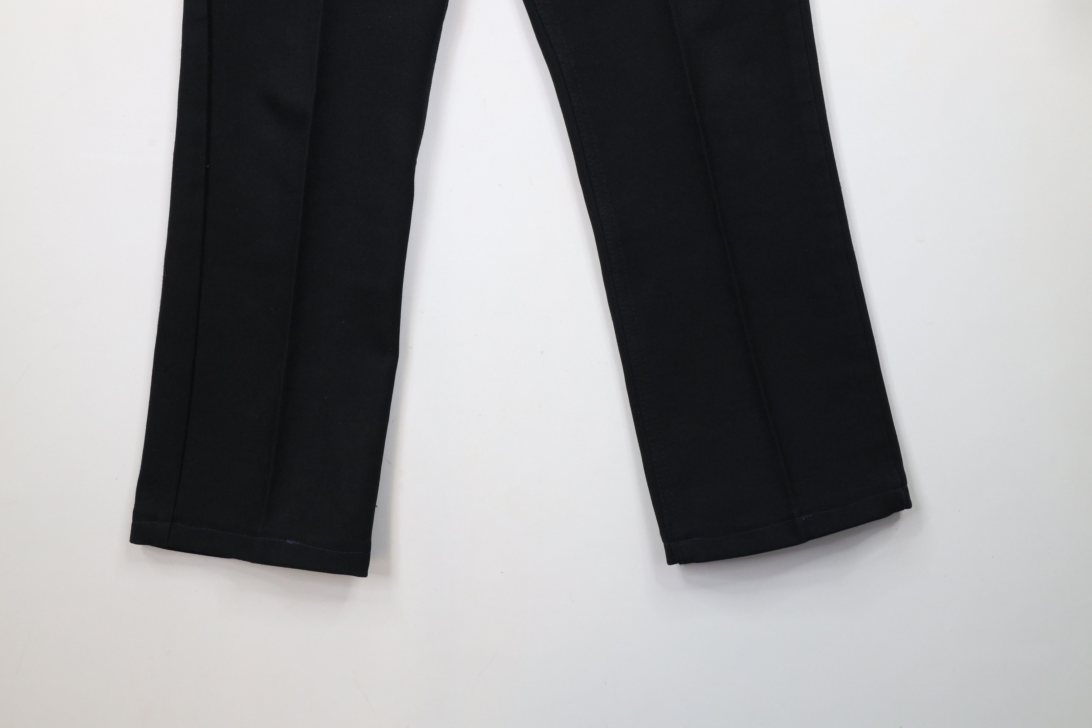 Levi's × Vintage Vintage 70s Levis Knit Flared Bootcut Chino Pants Black USA Size US 32 / EU 48 - 4 Thumbnail