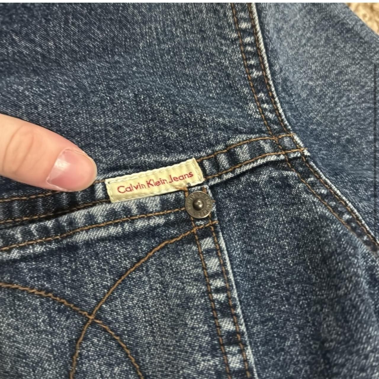 Calvin Klein × Vintage Y2K Calvin Klein Jeans Denim Jacket Size M / US 6-8 / IT 42-44 - 3 Thumbnail