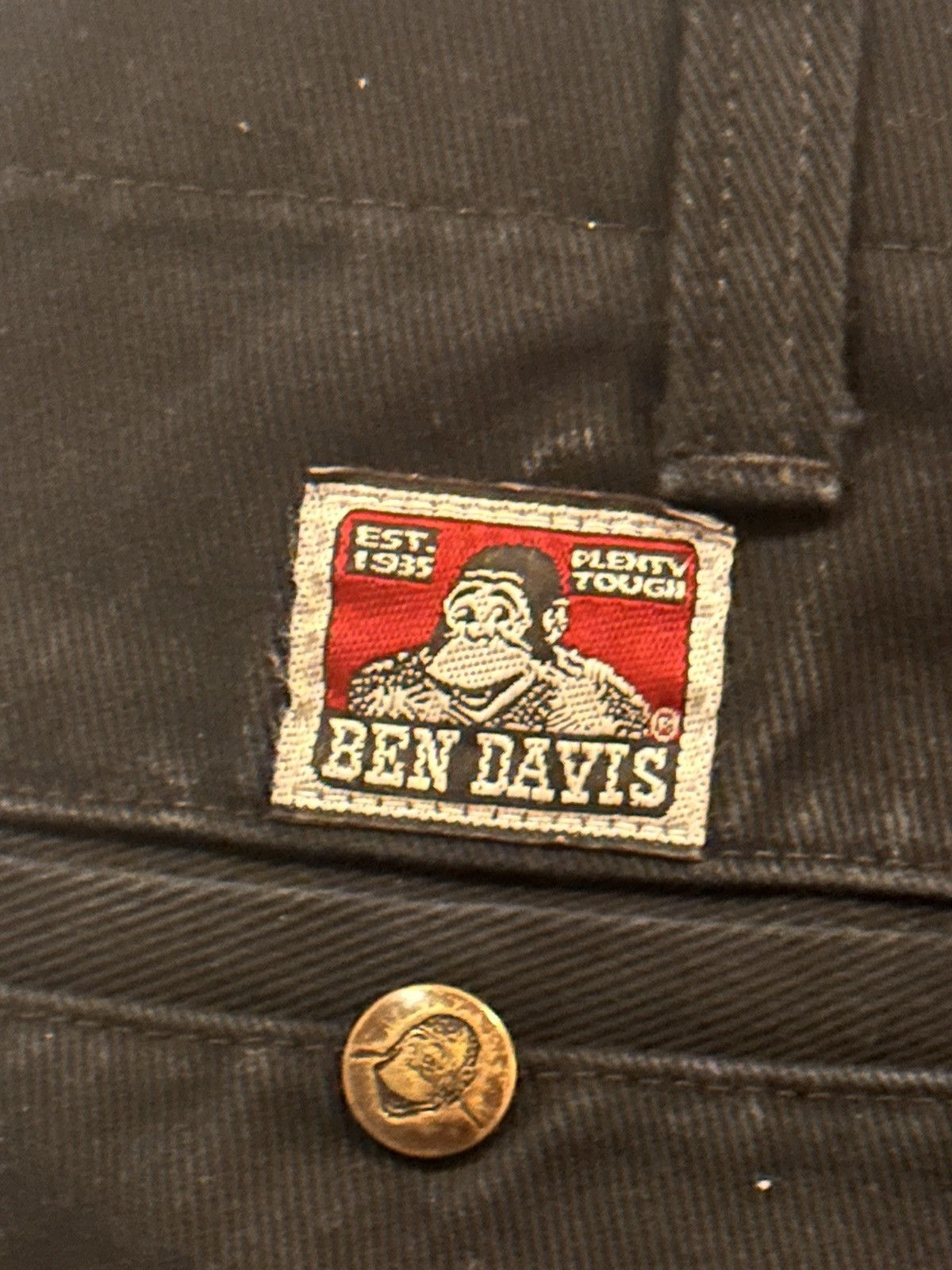 Supreme RARE FW19 SUPREME x BEN DAVIS WORK PANTS OLD ENGLISH LOGO Size US 30 / EU 46 - 4 Thumbnail
