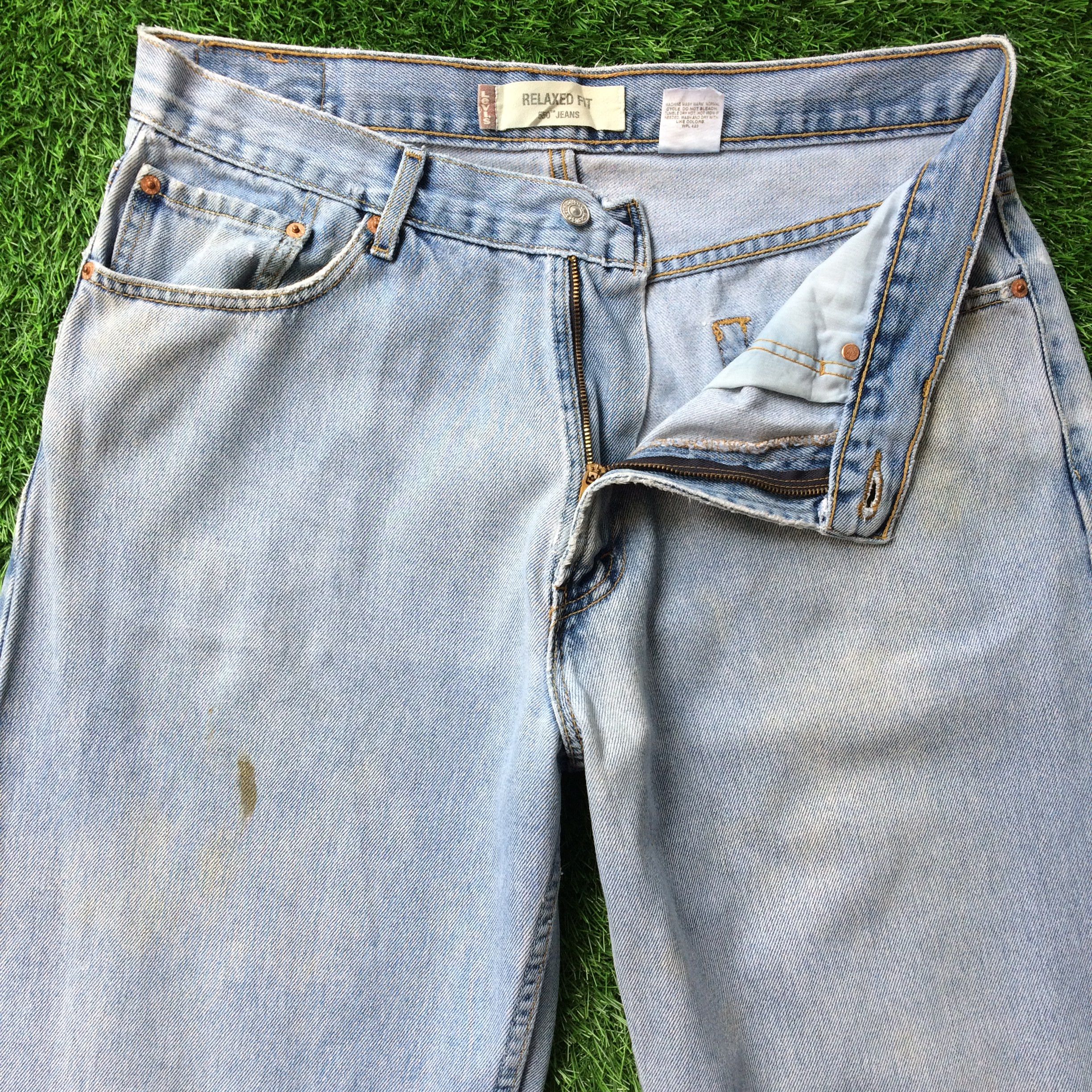 Levi's × Vintage Distressed Levis 550 Dirty Jeans D-749 Size US 34 / EU 50 - 3 Thumbnail