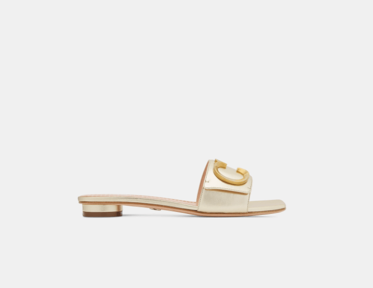 o1w1db10825 KCQ887 Dior Or C'est Dior Slides in Gold