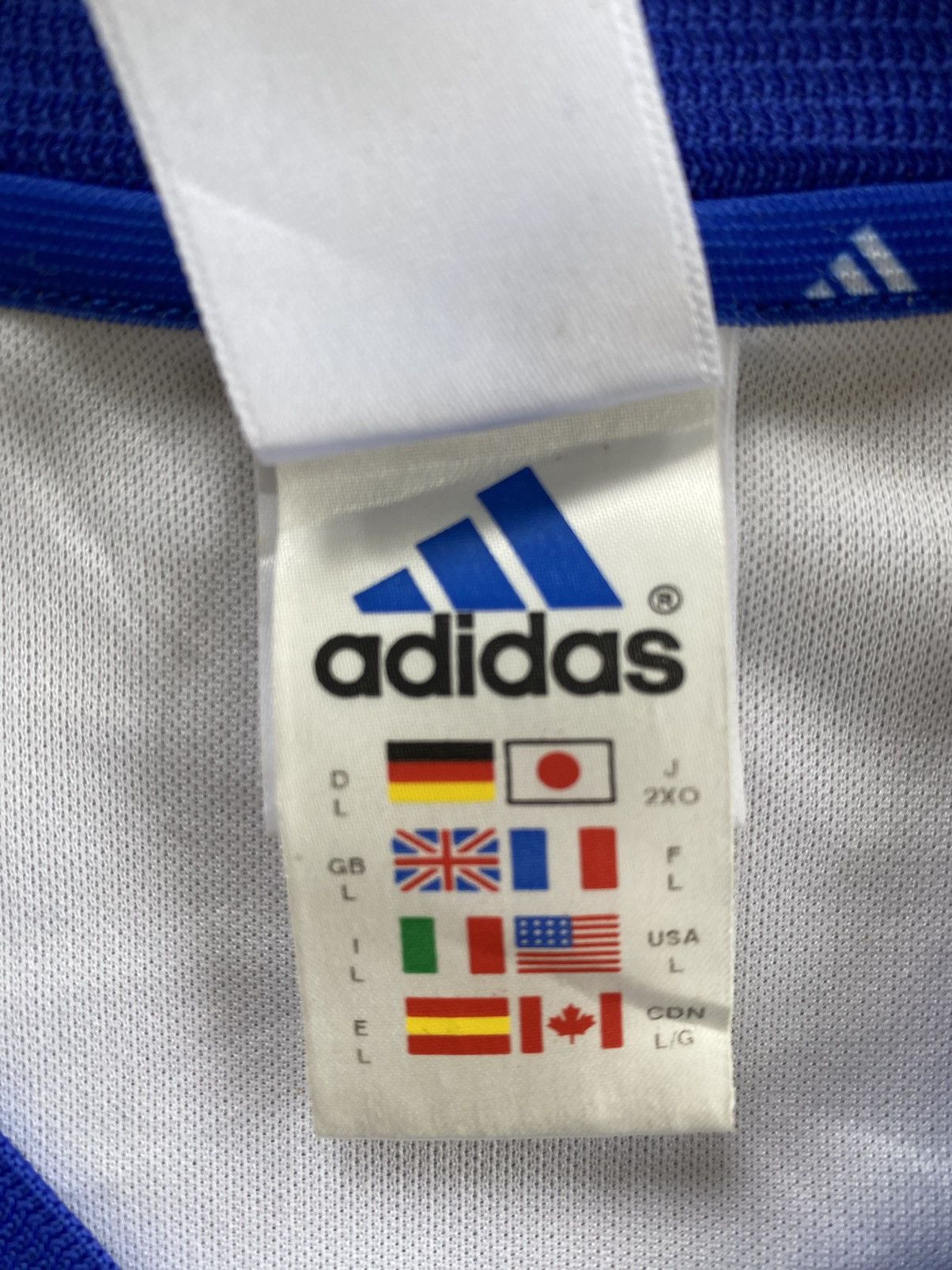 Adidas VINTAGE ADIDAS FRANCE JERSEY Size US L / EU 52-54 / 3 - 4 Thumbnail