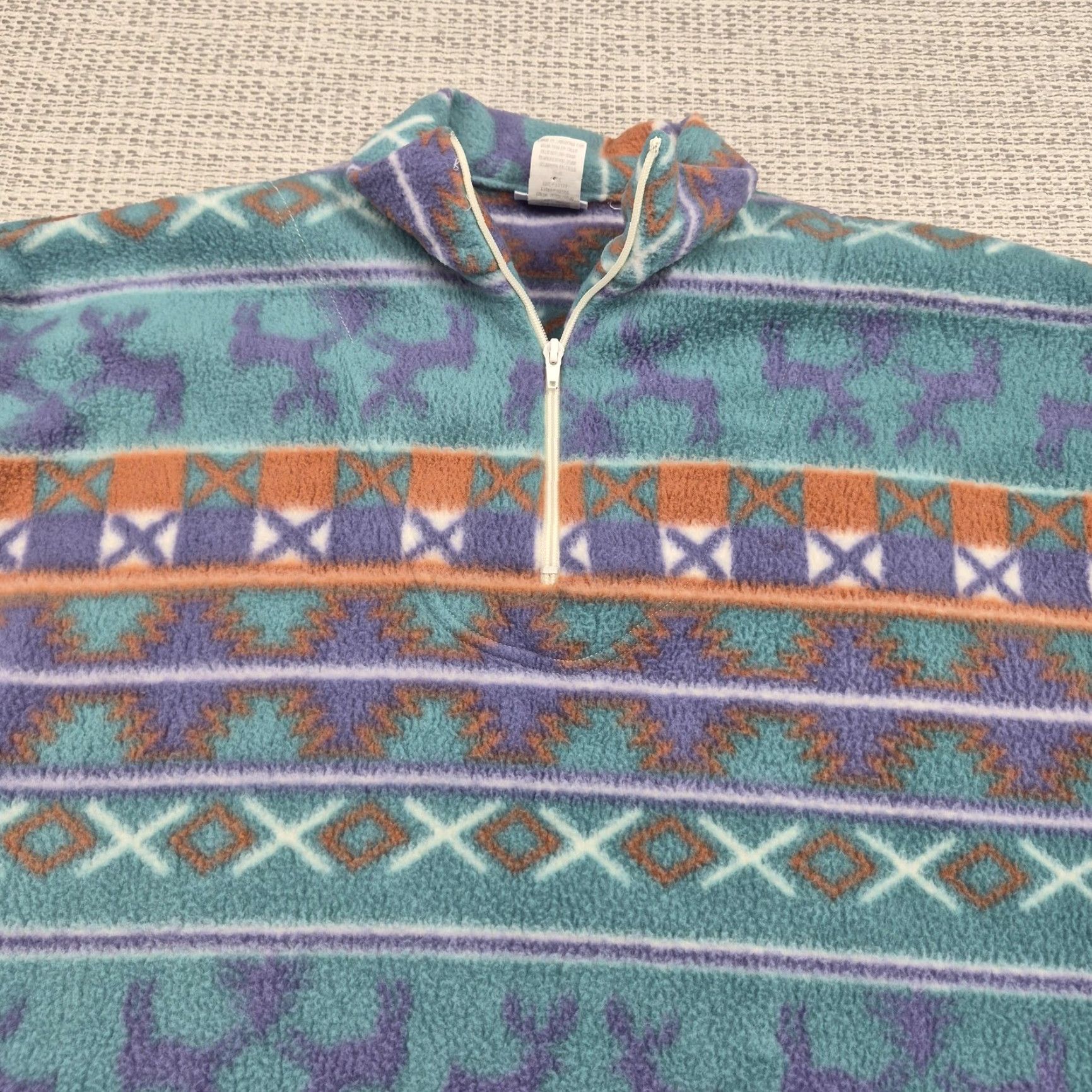 Vintage Backroad Blues Womens Sweater Shirt XS? (error) Size S / US 4 / IT 40 - 4 Thumbnail