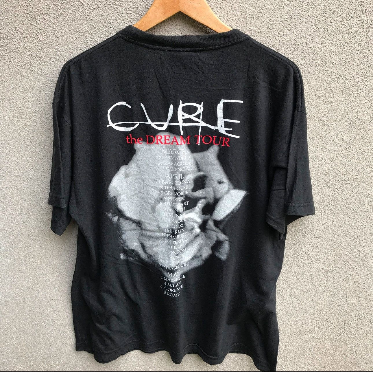 Band Tees Vintage 90s THE CURE band tee tour post punk Size US L / EU 52-54 / 3 - 3 Thumbnail
