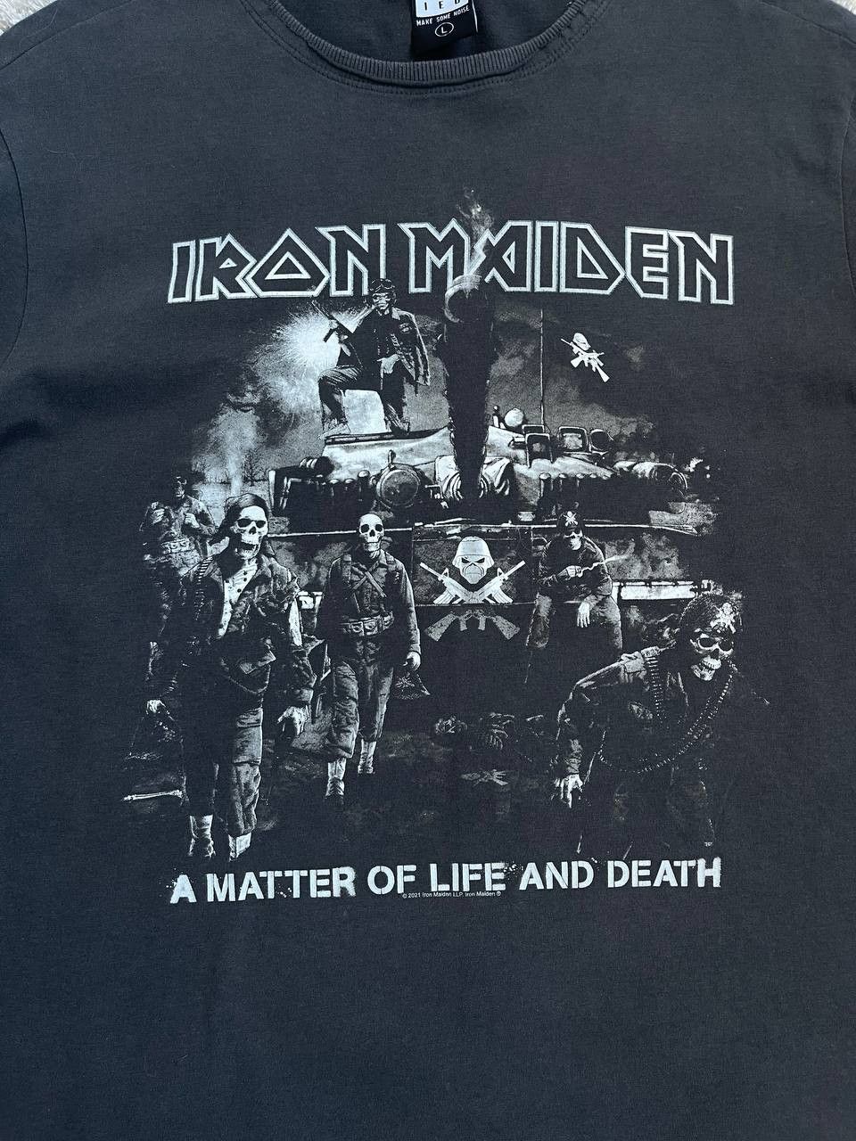 Band Tees × Iron Maiden × Vintage Iron Maiden A Matter of Life and Death tee 90s Size US L / EU 52-54 / 3 - 7 Thumbnail