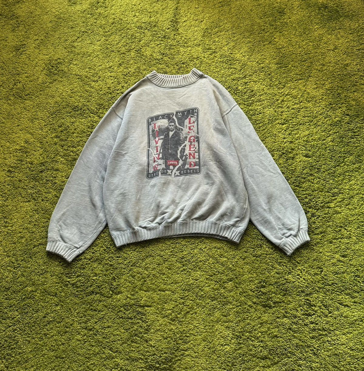 Levi's × Levi's Vintage Clothing × Vintage Rare 80s vintage Levi’s Marlon Brando distressed sweatshirt Size US M / EU 48-50 / 2 - 1 Thumbnail