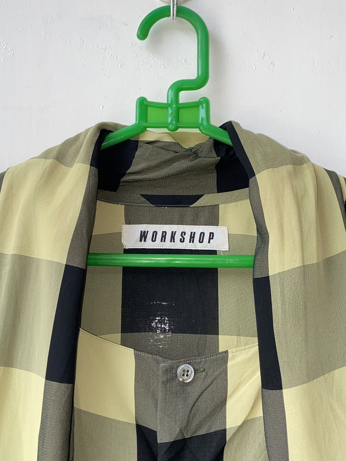 Designer × Japanese Brand × Yohji Yamamoto WORKSHOP Plaid Shirt Size US L / EU 52-54 / 3 - 13 Thumbnail