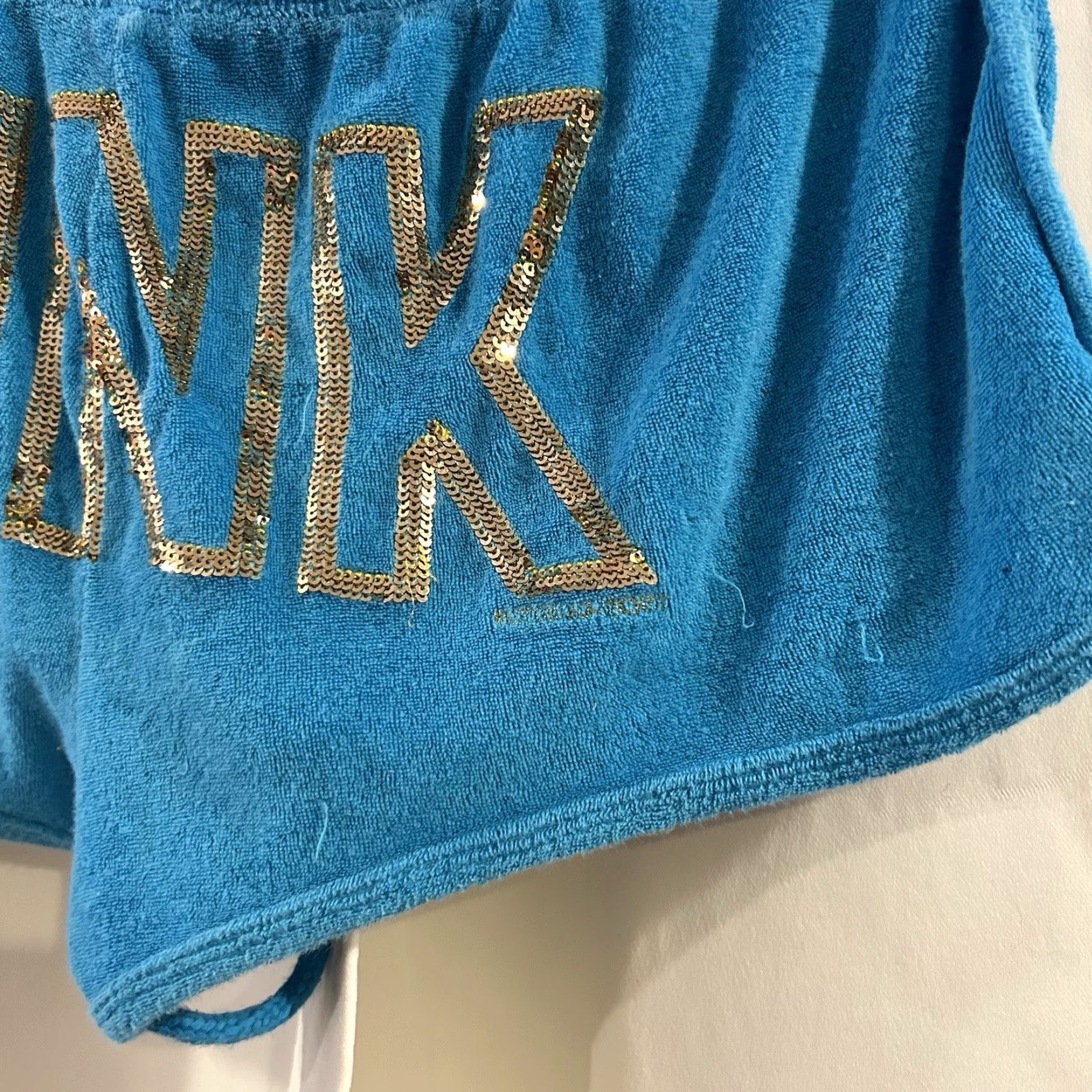Victoria's Secret Victoria's Secret PINK Blue Women's XS Terry Cloth Loungewear Shorts Size 26" / US 2 / IT 38 - 4 Thumbnail
