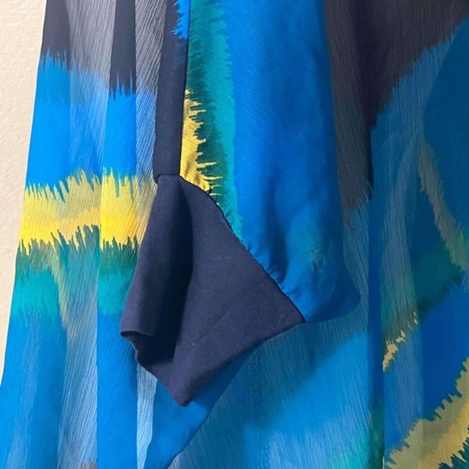 Express Express Blouse Women S Blue Sheer Top Work Business Casual Size S / US 4 / IT 40 - 8 Thumbnail